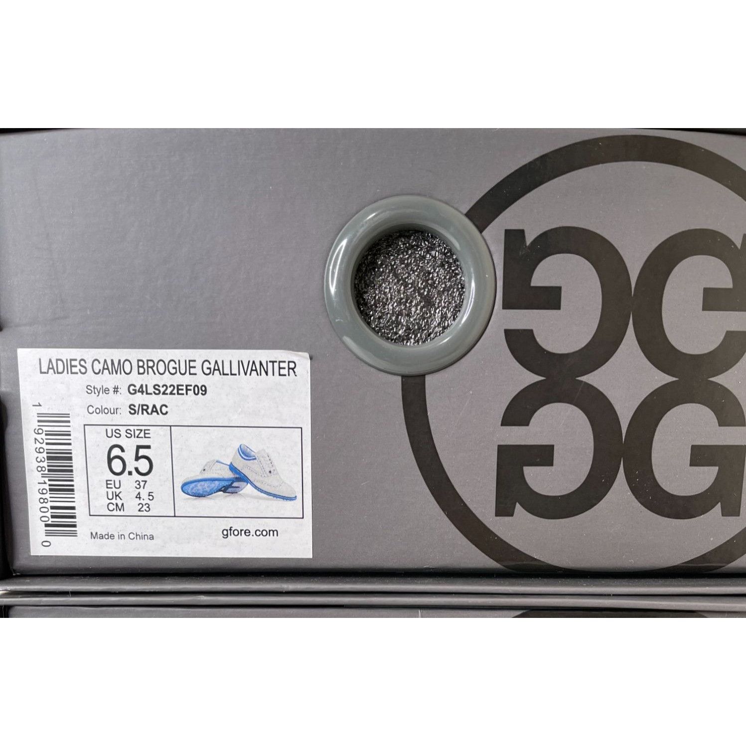 G/FORE G/FORE Gallivanter Camo Brogue Snow Racer Golf Shoes Womens Size US 6.5 / IT 36.5 - 8 Thumbnail