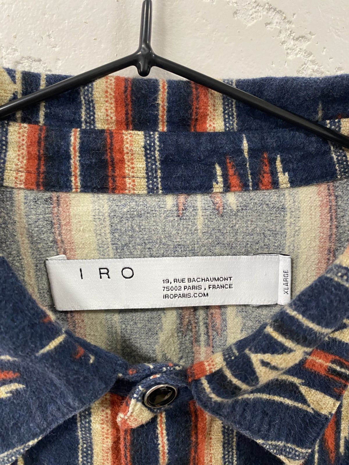 Iro Iro Aztec Print Button Shirt Navajo Print Cowboy RRL Style Size US XL / EU 56 / 4 - 3 Thumbnail