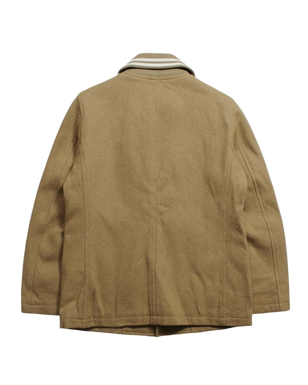 Japanese Brand × Takeo Kikuchi × Vintage 2000S TAKEO KIKUCHI SUPER HEAVY WOOL/LINEN BLOUSON COAT Size US L / EU 52-54 / 3 - 4 Thumbnail