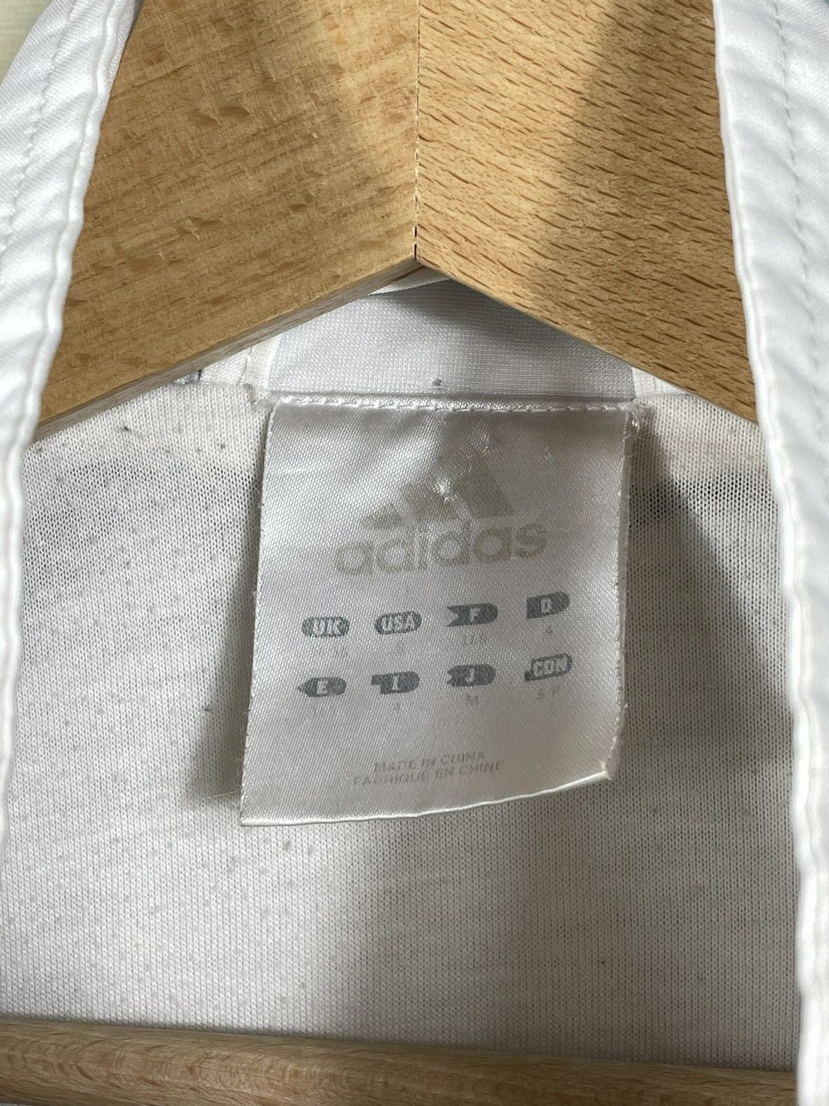 Adidas × Vintage White Retro 00s Adidas Windbreaker Zip Jacket Baggy Size US M / EU 48-50 / 2 - 6 Thumbnail