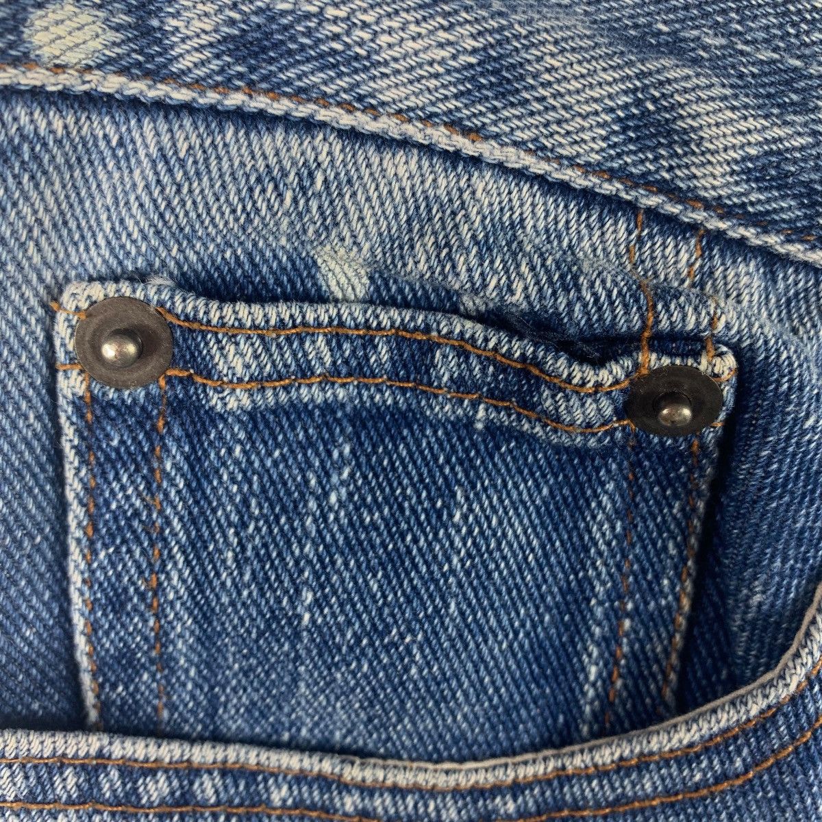 Japanese Brand JTU japanesebrand painter patcher blue jeans Size 29" - 10 Thumbnail