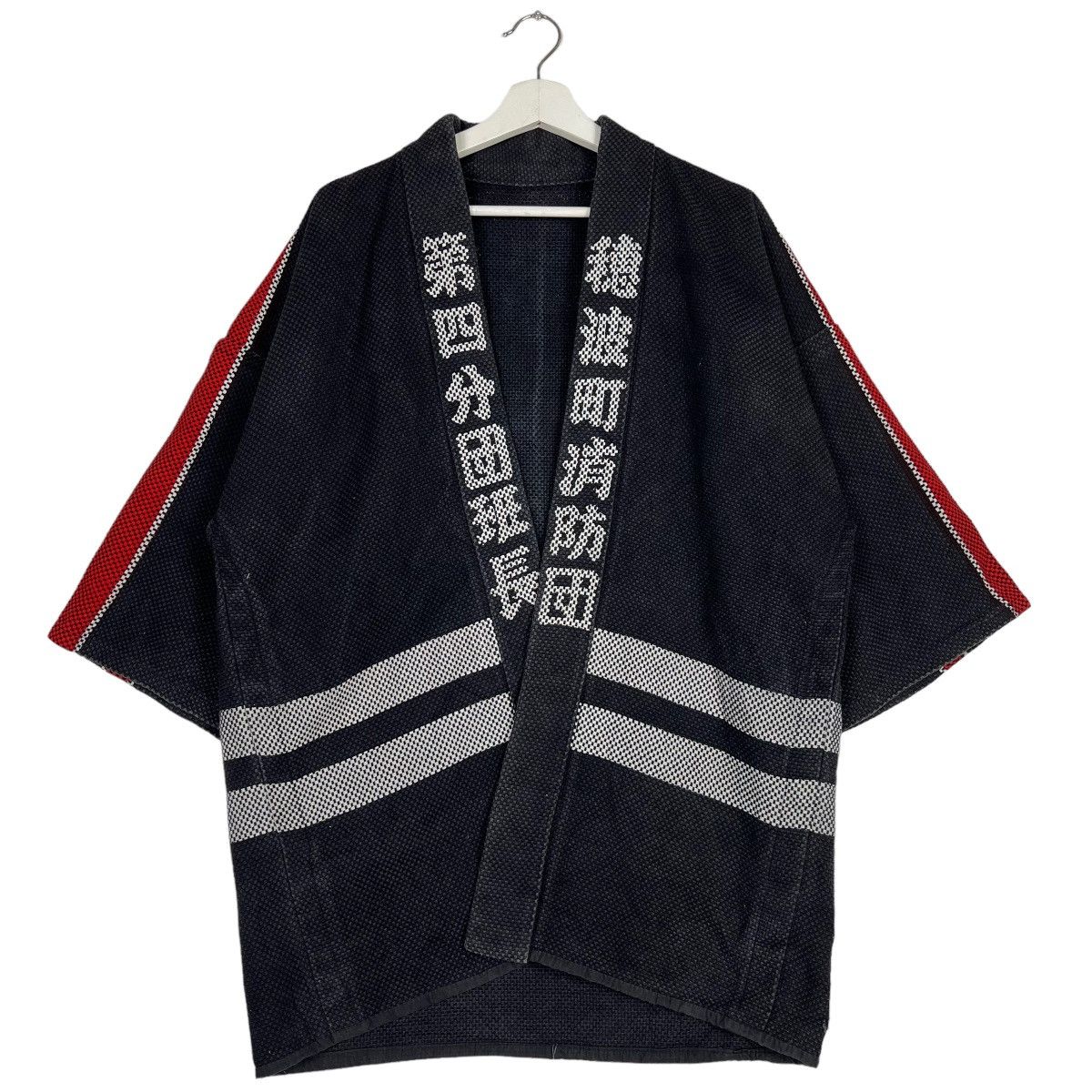 Indigo 🔥 1960s RARE VINTAGE INDIGO KIMONO HANTEN JACKET Size US L / EU 52-54 / 3 - 4 Thumbnail