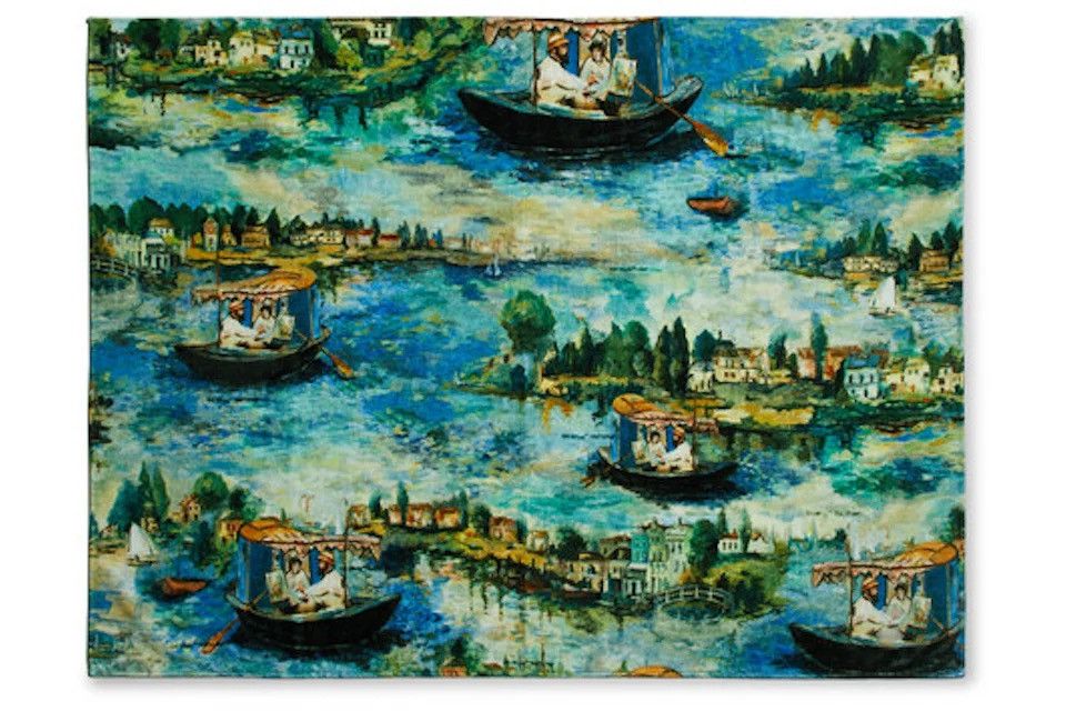 Off-White 2019 Off-White - Manet Lake Holiday Print Beach Towel Size ONE SIZE - 2 Thumbnail