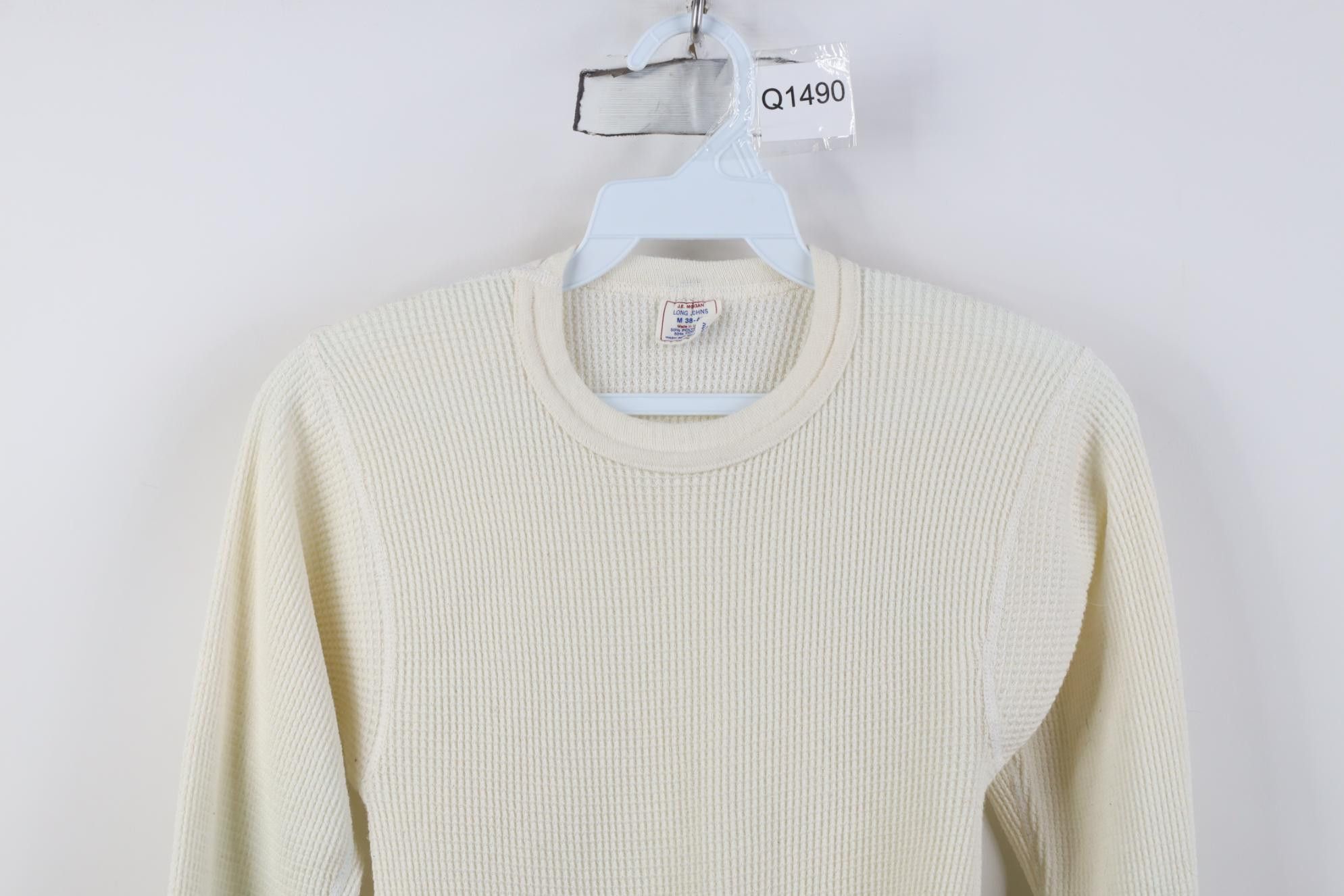 Vintage Vintage 70s Streetwear Waffle Knit Long Sleeve T-Shirt USA Size US M / EU 48-50 / 2 - 2 Thumbnail