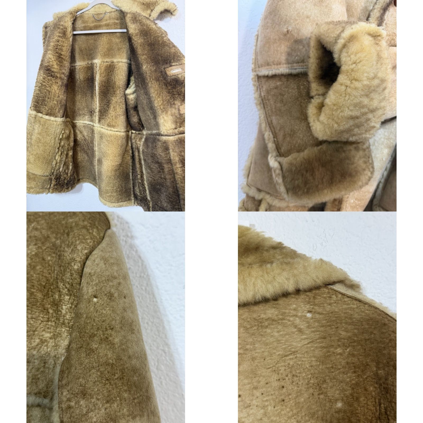Marlboro VINTAGE Shearling Jacket Coat Marlboro Man Napa Men’s Size S-M Brown Size US S / EU 44-46 / 1 - 8 Thumbnail