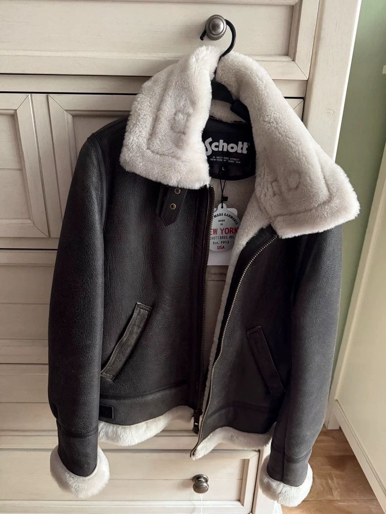 Schott Schott Fur one-piece coat Size US L / EU 52-54 / 3 - 1 Thumbnail