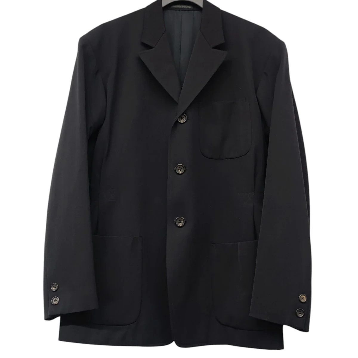 Yohji Yamamoto Yohji Yamamoto pour homme/ 80S/Round letter pleated jacket Size US M / EU 48-50 / 2 - 2 Thumbnail