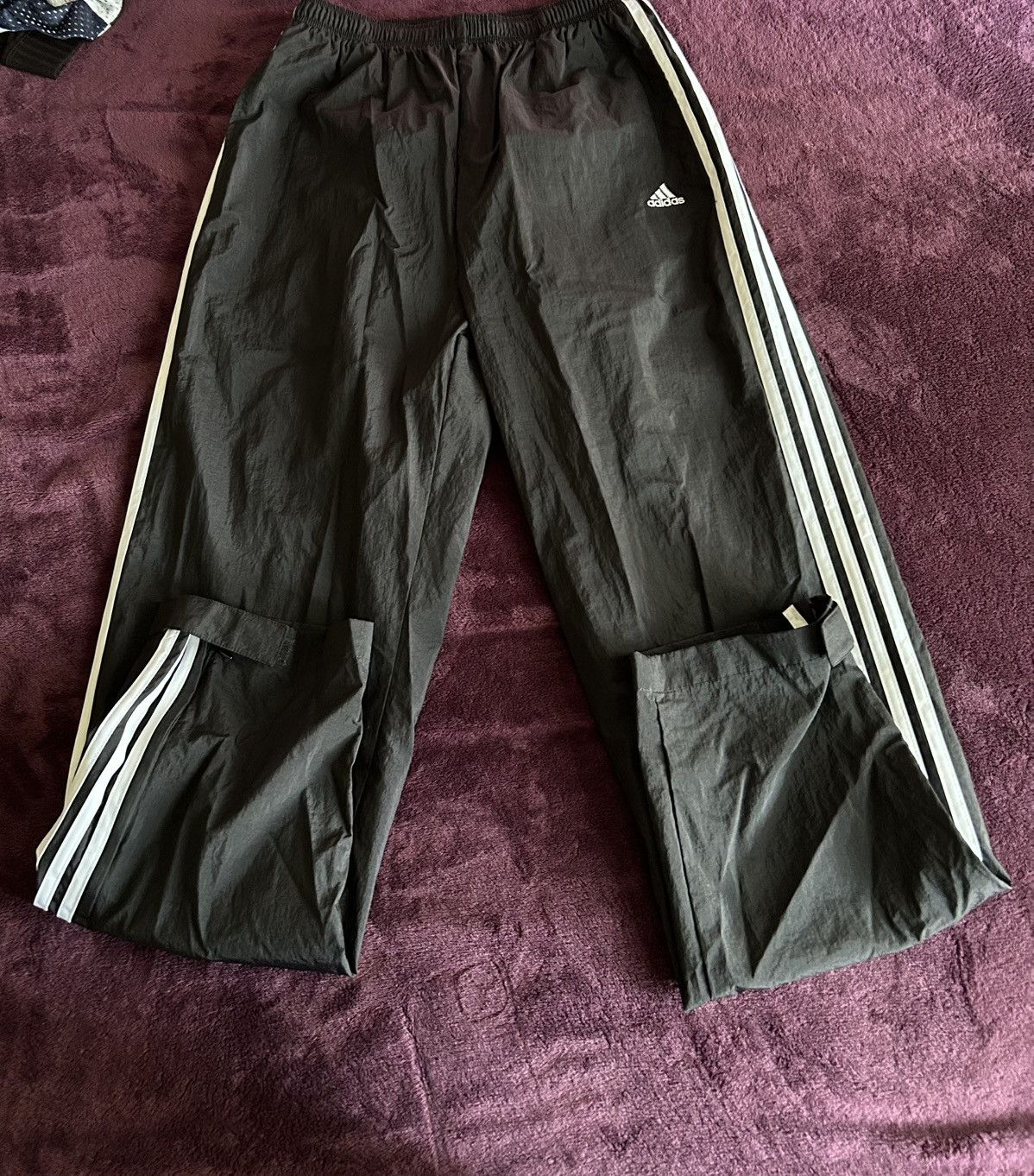 Adidas Vintage Y2K 2000 Adidas Nylon Track Pants Sz L Size US 34 / EU 50 - 6 Thumbnail