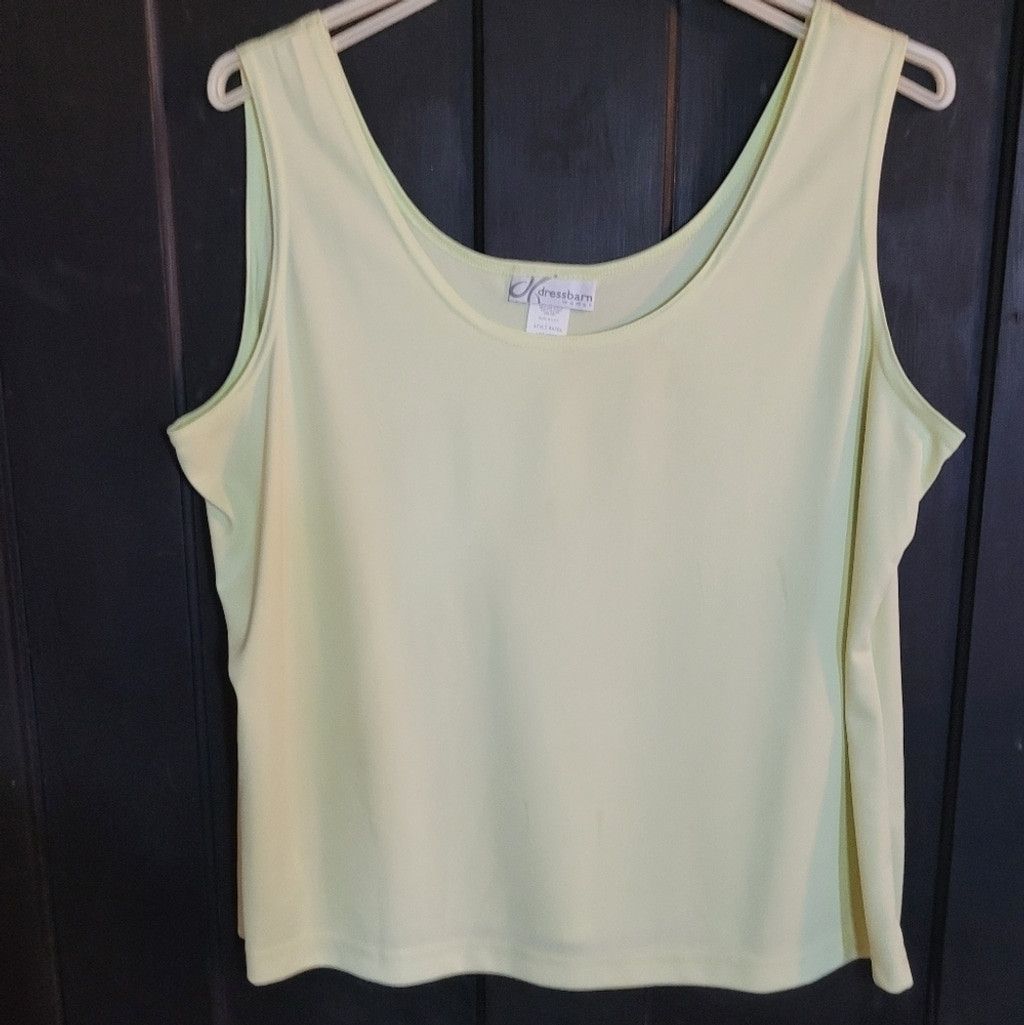DressCamp Dressbarn womens, nwot, 1x, Silky tank top. Size XXS / US 00 / IT 34 - 1 Thumbnail