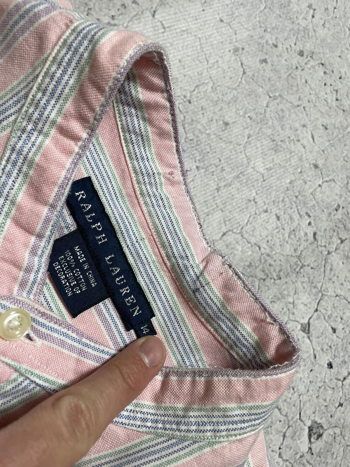 Polo Ralph Lauren × Ralph Lauren Polo Ralph Lauren Button Up Shirt Pink PRL Y2K Pony Size US M / EU 48-50 / 2 - 7 Thumbnail