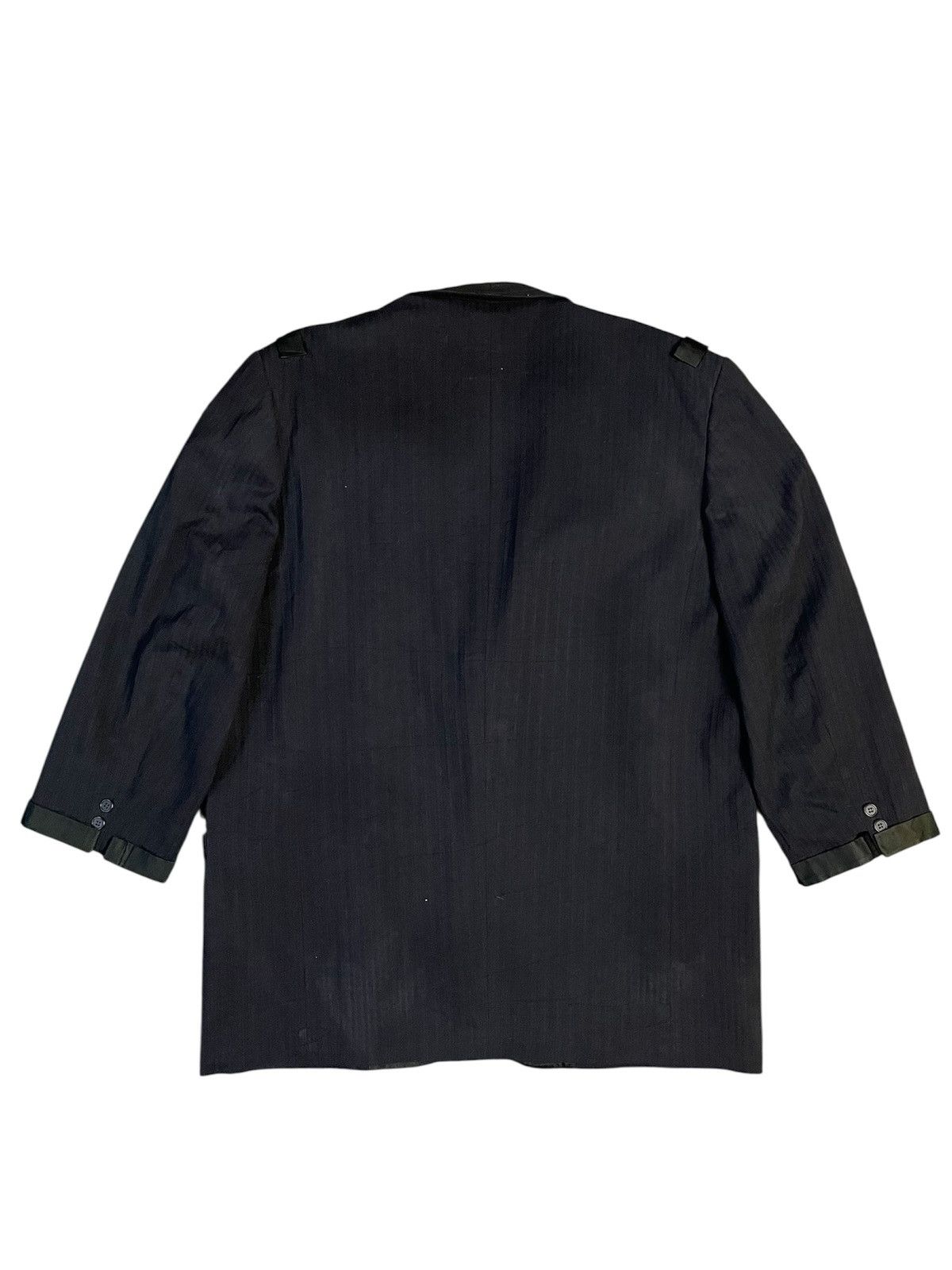 Yohji Yamamoto Vintage 90s Yohji Yamamoto Pour Homme Blazer Jacket Size US L / EU 52-54 / 3 - 3 Thumbnail