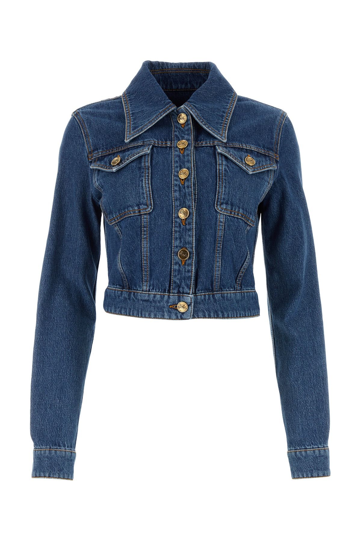 image of Etro Giacca in Blue, Women's (Size Medium)