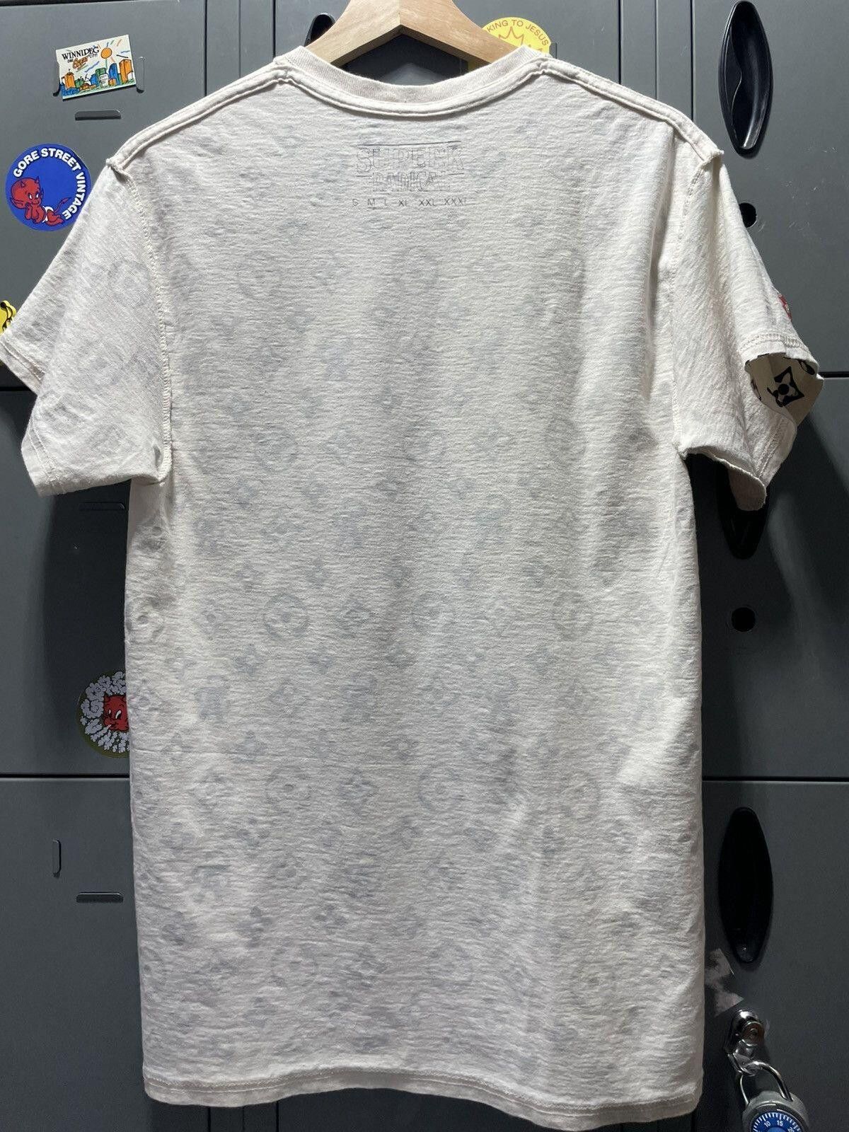 Vintage NOT TODAY JESUS off white tee white text inside out monogram Size US M / EU 48-50 / 2 - 2 Thumbnail
