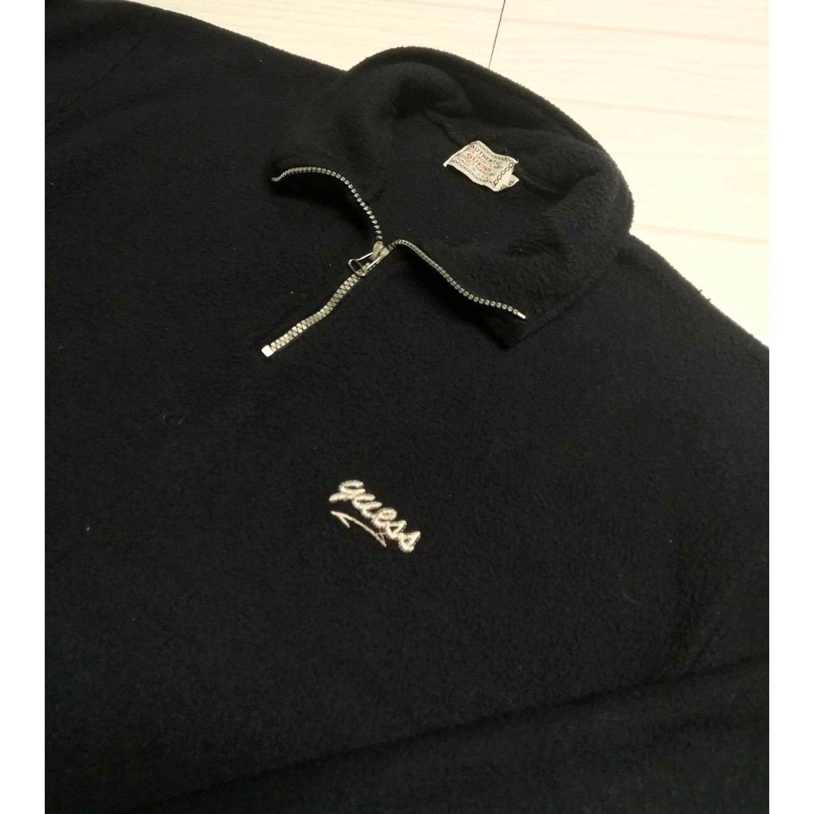 Guess VINTAGE GUESS 1/4 ZIP PULLOVER FLEECE USA MADE NAVY 2XL MEN'S/MENS SWEATER Size US XXL / EU 58 / 5 - 2 Thumbnail