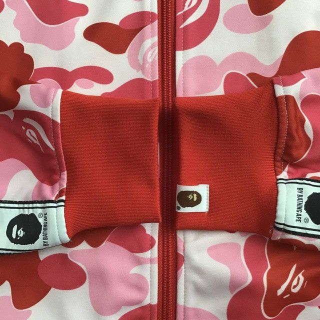 Bape BAPE JERSEY Track Jacket ABC camo Pink a bathing ape Size US M / EU 48-50 / 2 - 4 Thumbnail