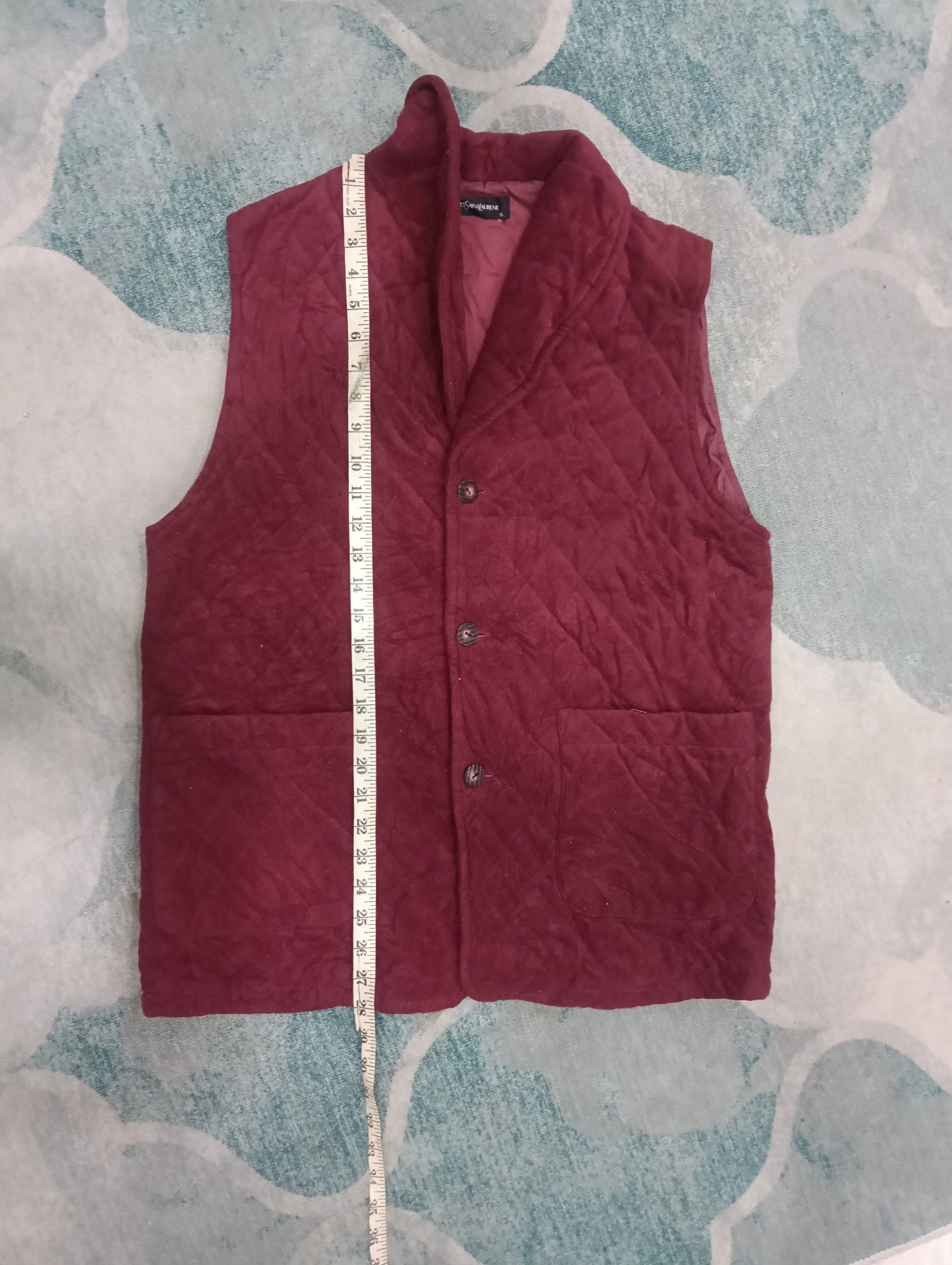 Saint Laurent Paris Vintage Yves Saint Laurent Like Velvet Vest Jacket Size US L / EU 52-54 / 3 - 12 Thumbnail