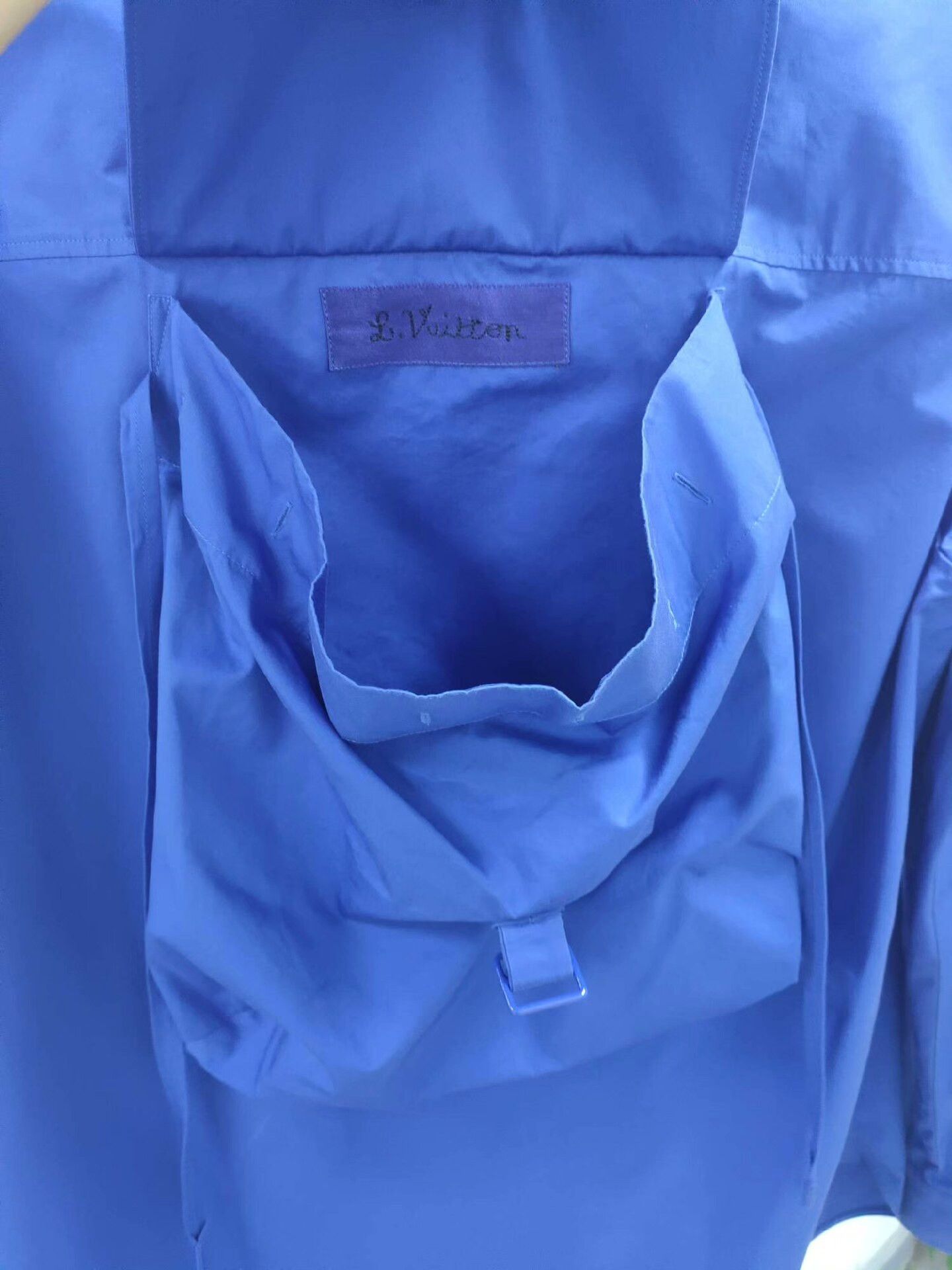 Louis Vuitton Louis Vuitton Blue Long Sleeve Coat Size L Size US L / EU 52-54 / 3 - 4 Thumbnail