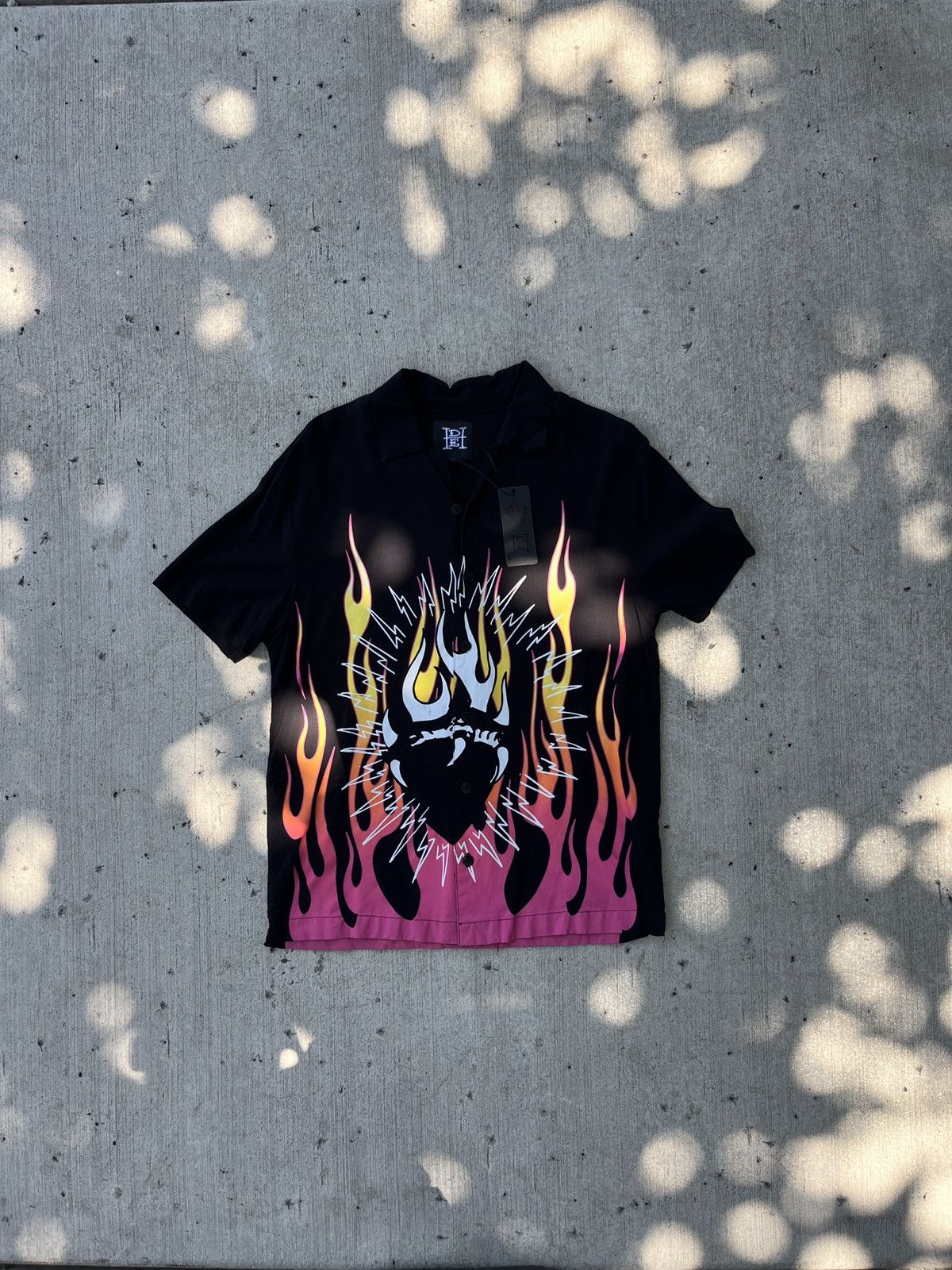 Ed Hardy Ed hardy Fire Heart collar button up shirt Size US S / EU 44-46 / 1 - 2 Thumbnail