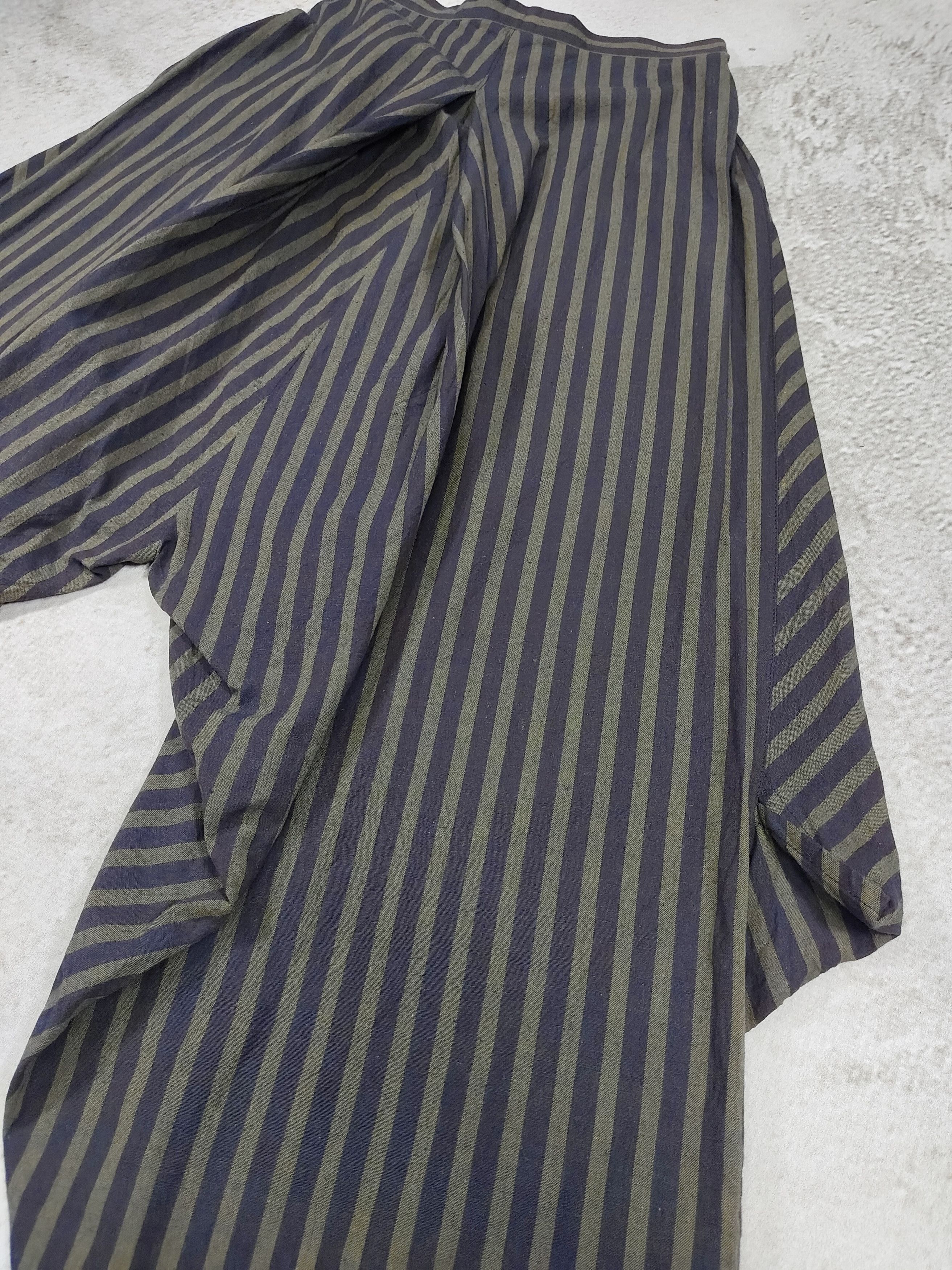 Issey Miyake 80s Issey Miyake- Archived Runway Sculptural Hakama Samurai Size US 28 / EU 44 - 8 Thumbnail