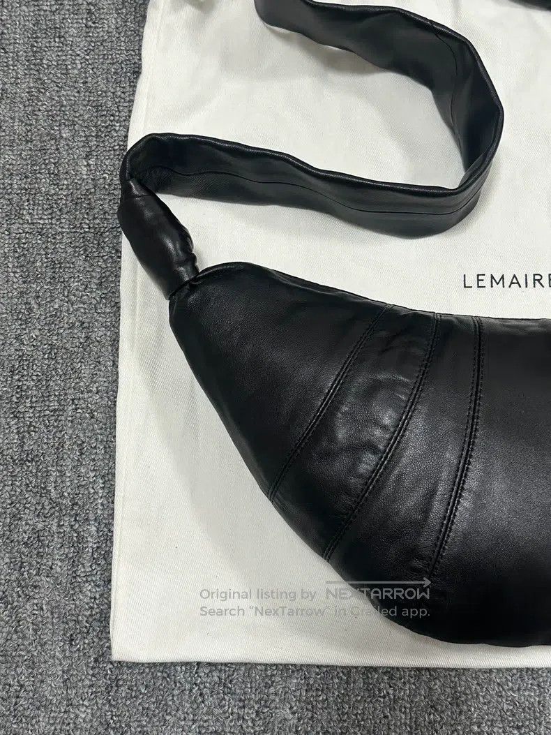 Lemaire LEMAIRE Black Horn Bag Small Size ONE SIZE - 2 Thumbnail