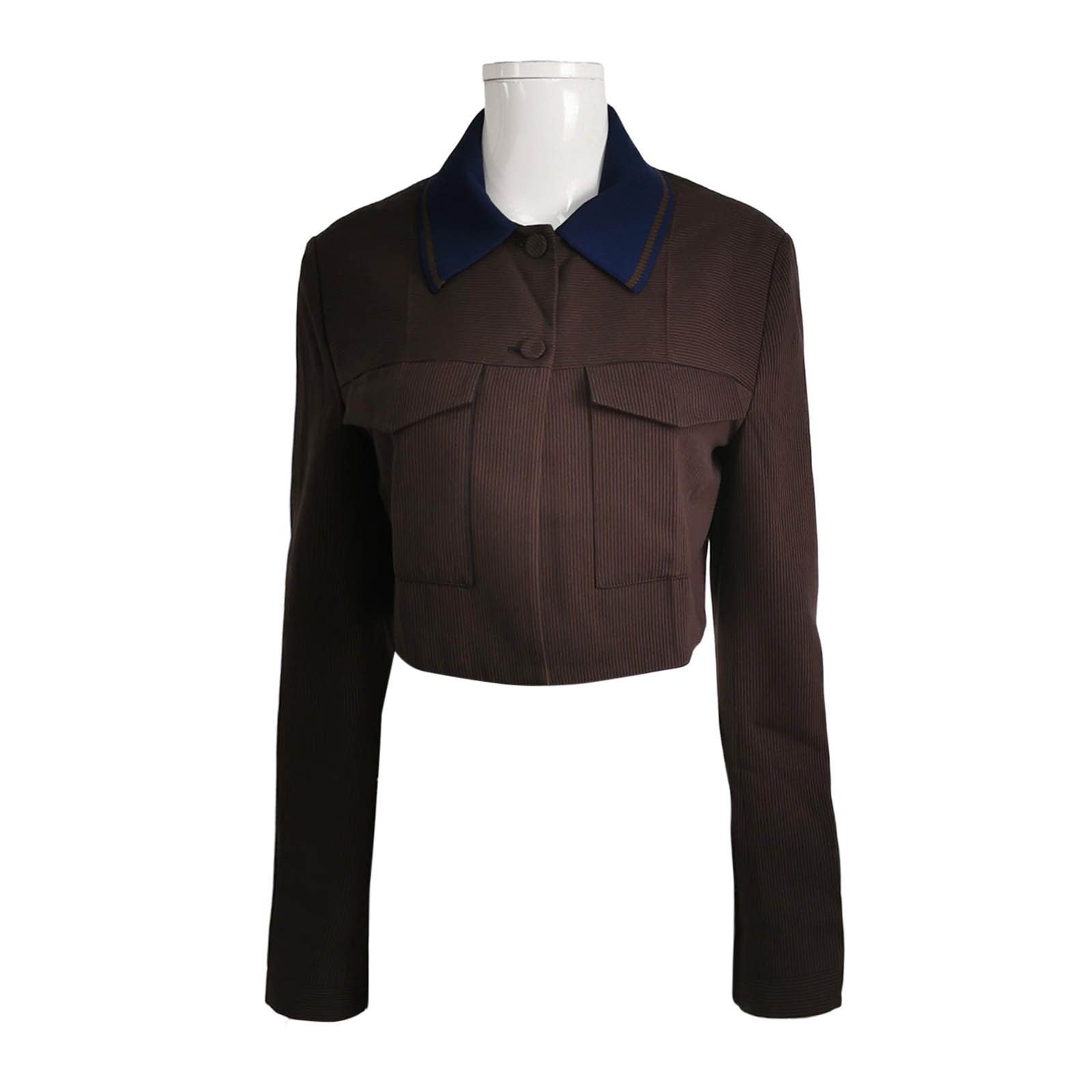 Fendi Fendi Stripe Logo Collar Jacket Size 2 Size XS / US 0-2 / IT 36-38 - 1 Thumbnail