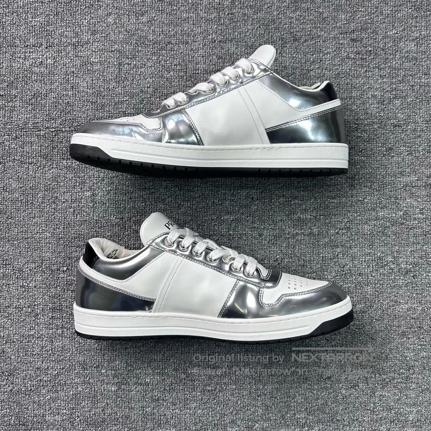 Prada Prada Triangle Logo Casual Sneakers| Size US 8.5 / EU 41-42 - 3 Thumbnail