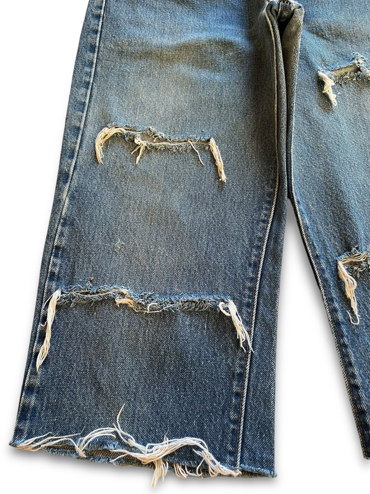 Levi's Vintage 70s Levis 501 Selvedge 524 Loose Jean Shorts Jorts Size US 29 - 8 Thumbnail