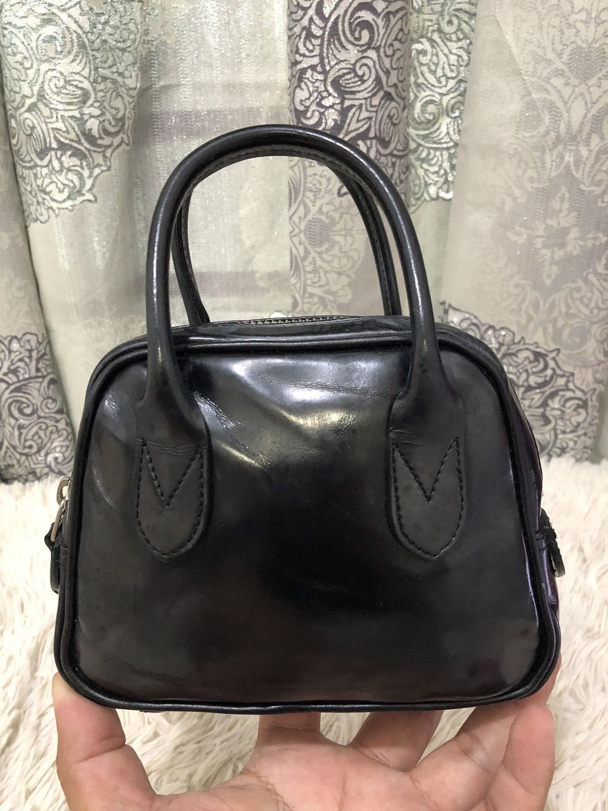 Comme des Garcons × Designer COMME des GARCONS Mini Leather Handbag Size ONE SIZE - 1 Thumbnail