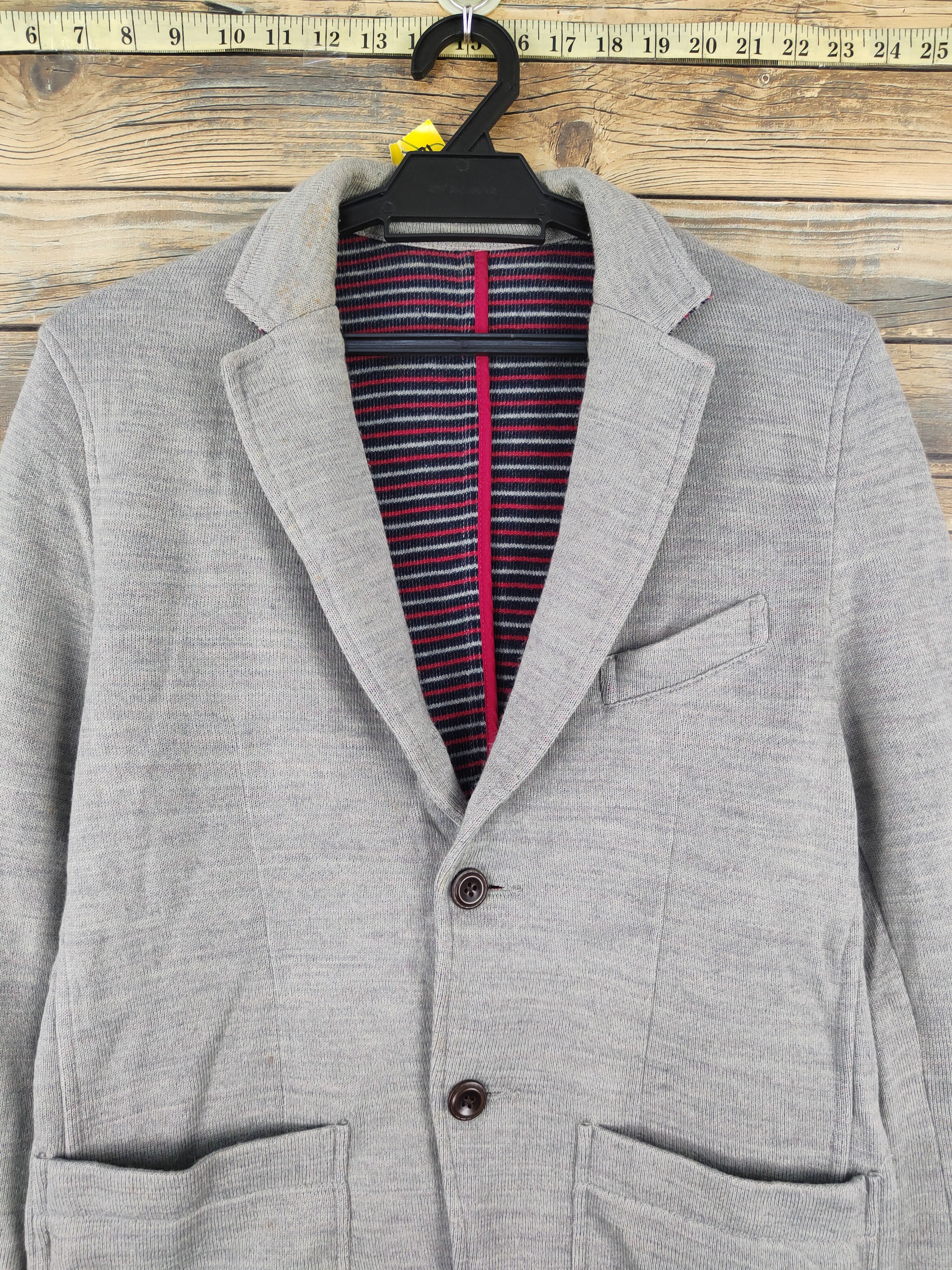 Takeo Kikuchi TK takeo Kikuchi Gray Knitwear cardigan Blazers #W2045 Size US M / EU 48-50 / 2 - 2 Thumbnail