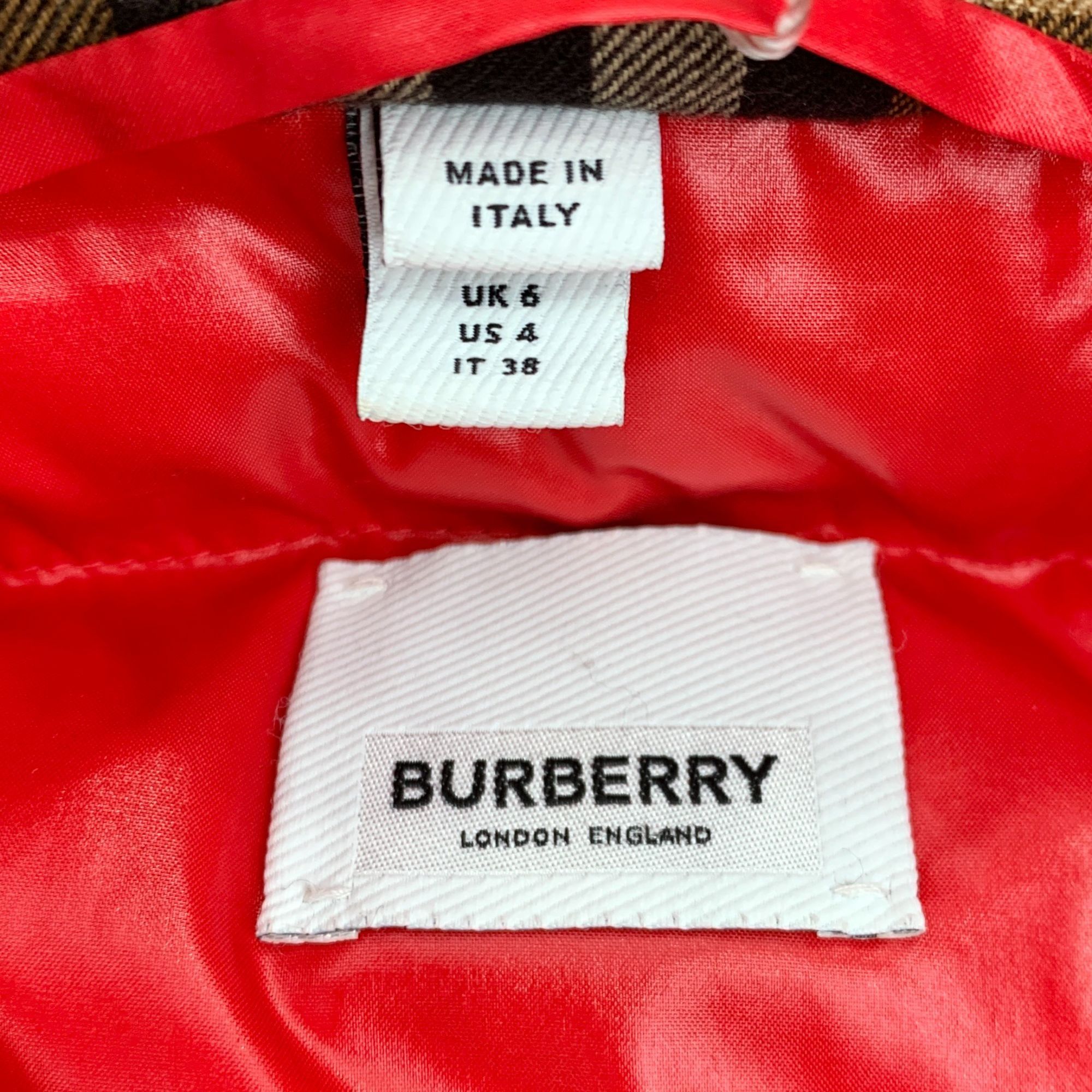 Burberry Burberry Womens Horseferry Check Double-Breasted Coat UK 6 / Size S / US 4 / IT 40 - 6 Thumbnail