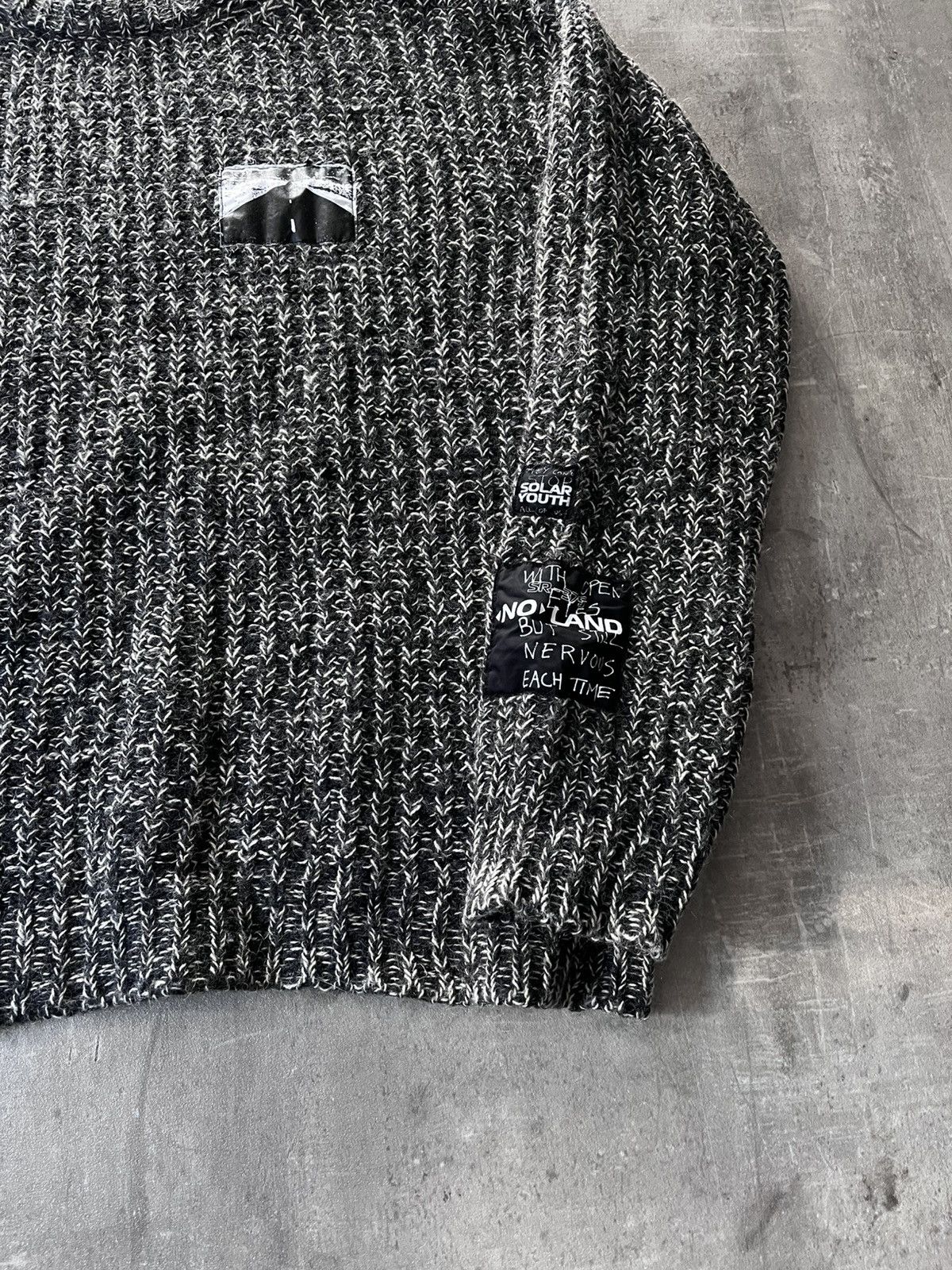 Raf Simons Raf Simons A/W 2020/21 Patchwork sweater wool Size US S / EU 44-46 / 1 - 4 Thumbnail