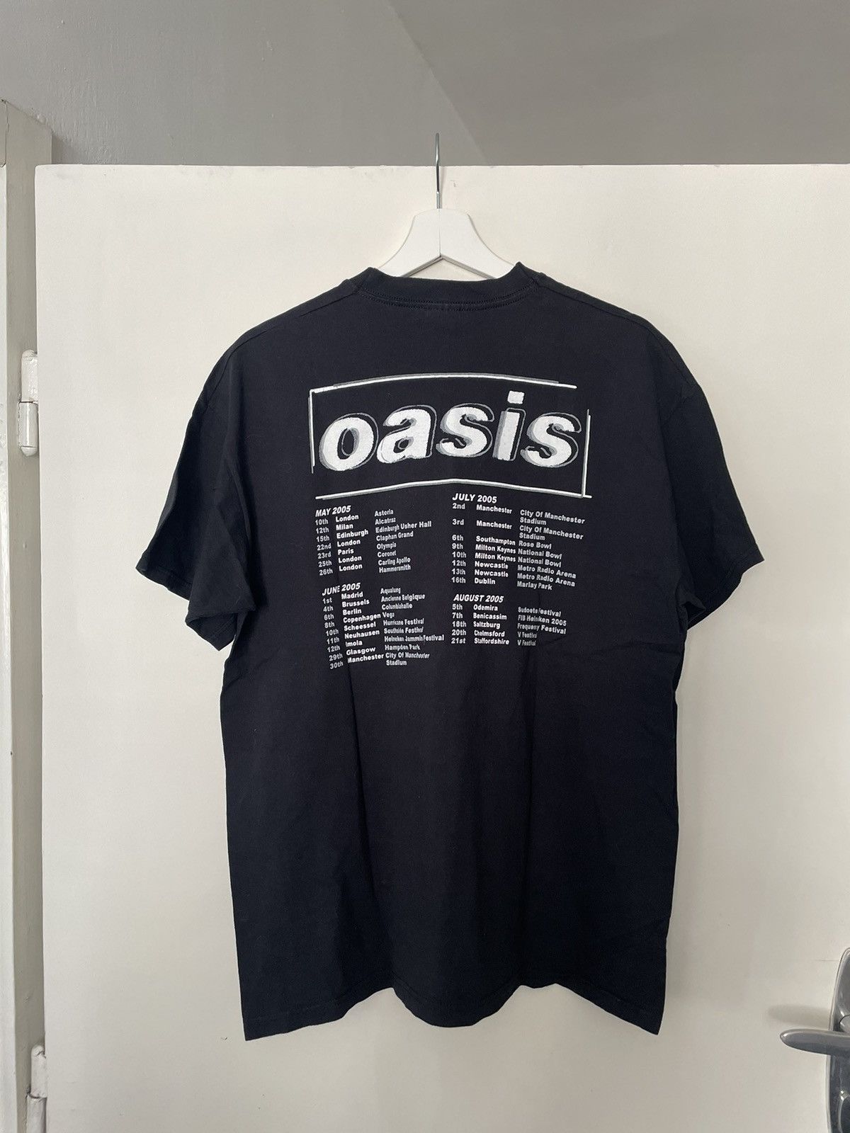 oasis 2005 ツアー バンド Tシャツ ブラック 当時 オアシス oasis 2005