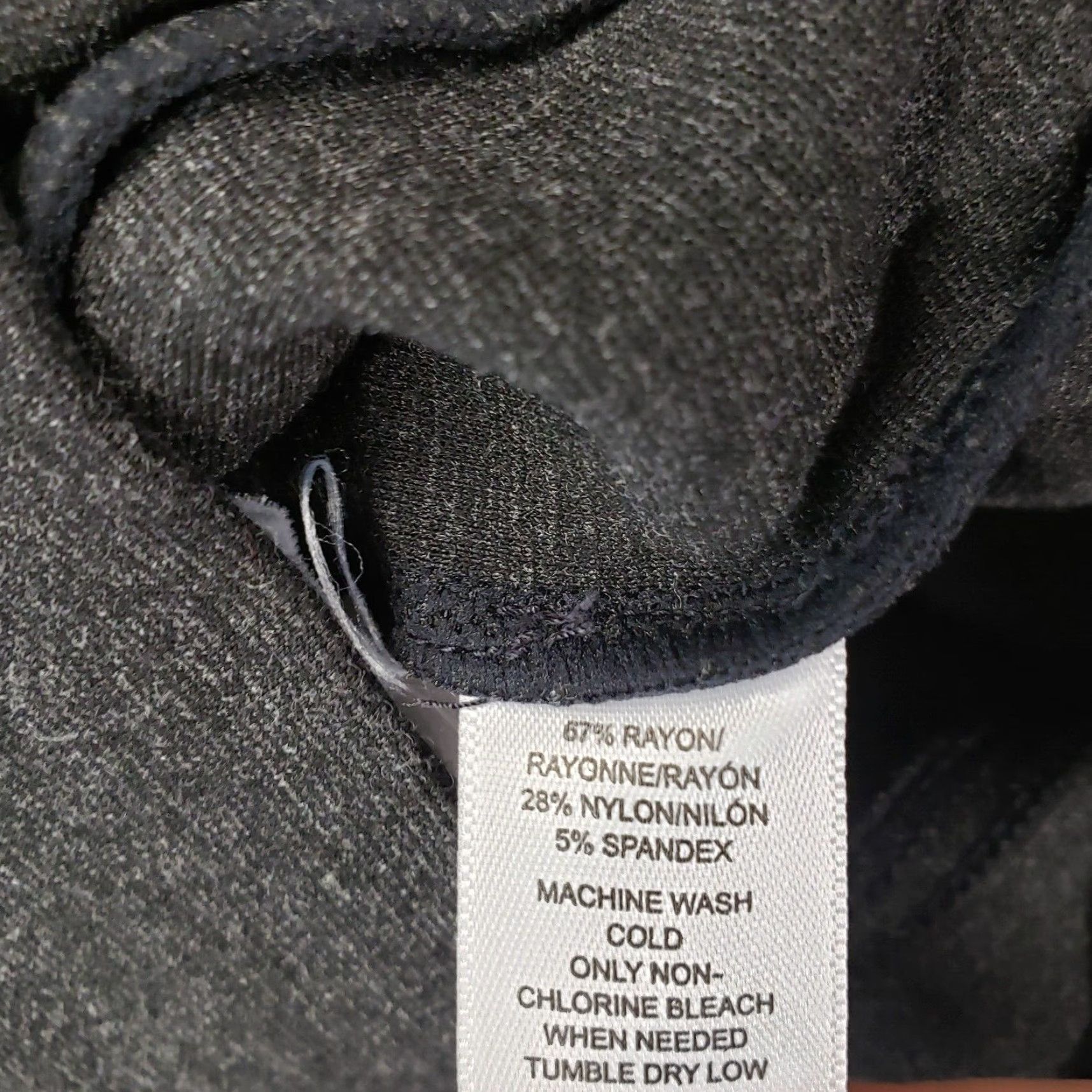 Loft LOFT Ann Taylor Womens Ponte Knit Leggings Sz Medium Gray Mid Rise Size 32" / US 10 / IT 46 - 6 Thumbnail