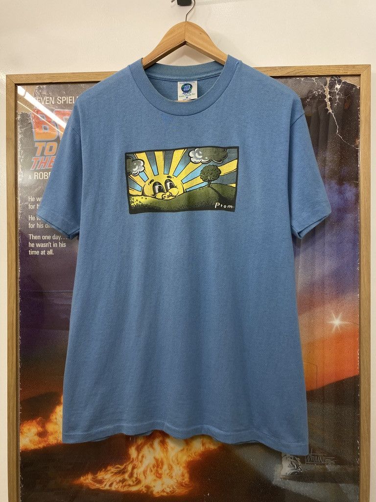 Vintage 90s Vintage Prom Skateboards Landscape Box Logo T Shirt Size US M / EU 48-50 / 2 - 1 Thumbnail