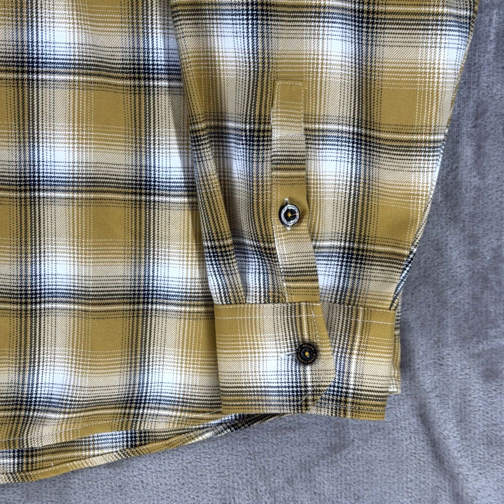 Vintage Dixxon Flannel Company The Sutter Plaid Shirt Men 3X Mustard Yellow D-Tech Blend Shirt Size US XXL / EU 58 / 5 - 3 Thumbnail