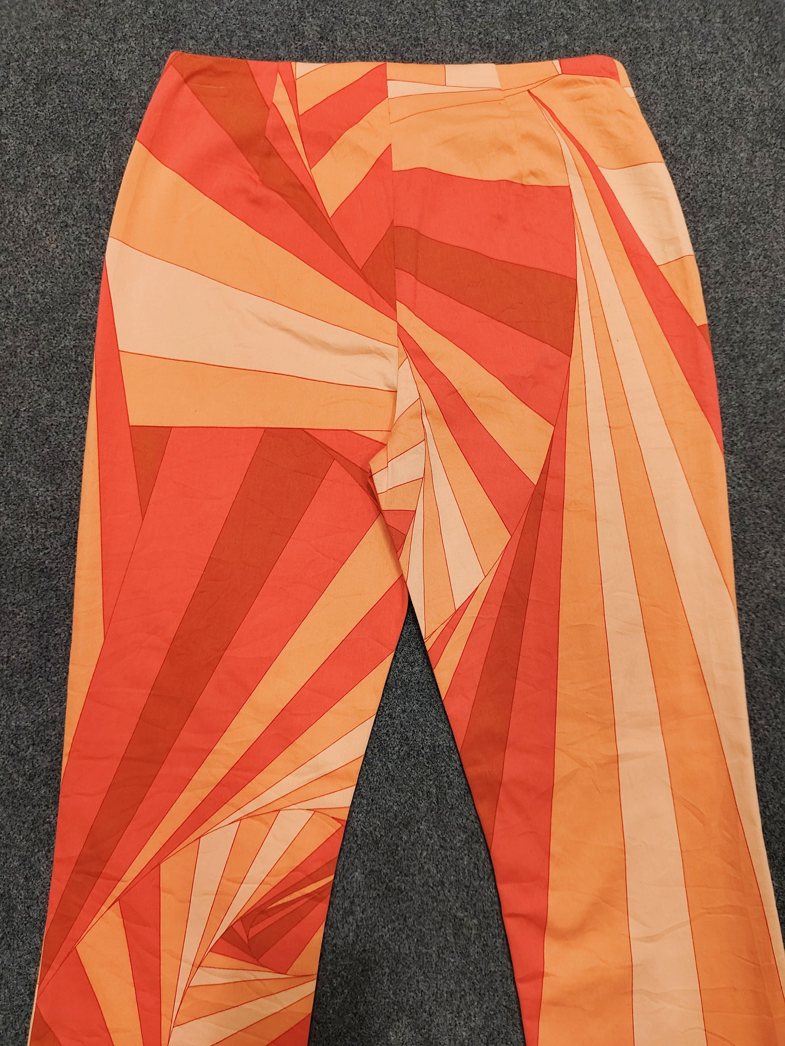 Versus Versace Versus Versace💥Geometric Sunbrust Y2K Italian Archive Pants Size 26" / US 2 / IT 38 - 6 Thumbnail