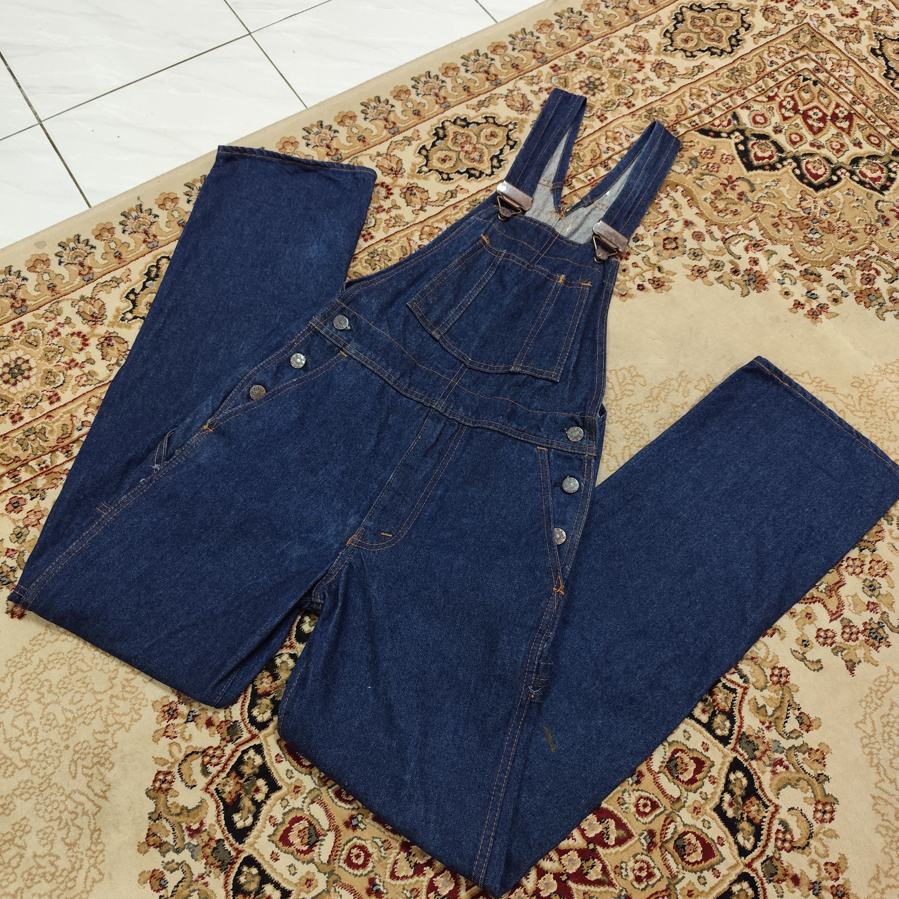 Japanese Brand × Vintage VINTAGE BOBSON OVERALLS AUTHENTIC WESTERN JEANS OVERALLS Size US 28 / EU 44 - 4 Thumbnail