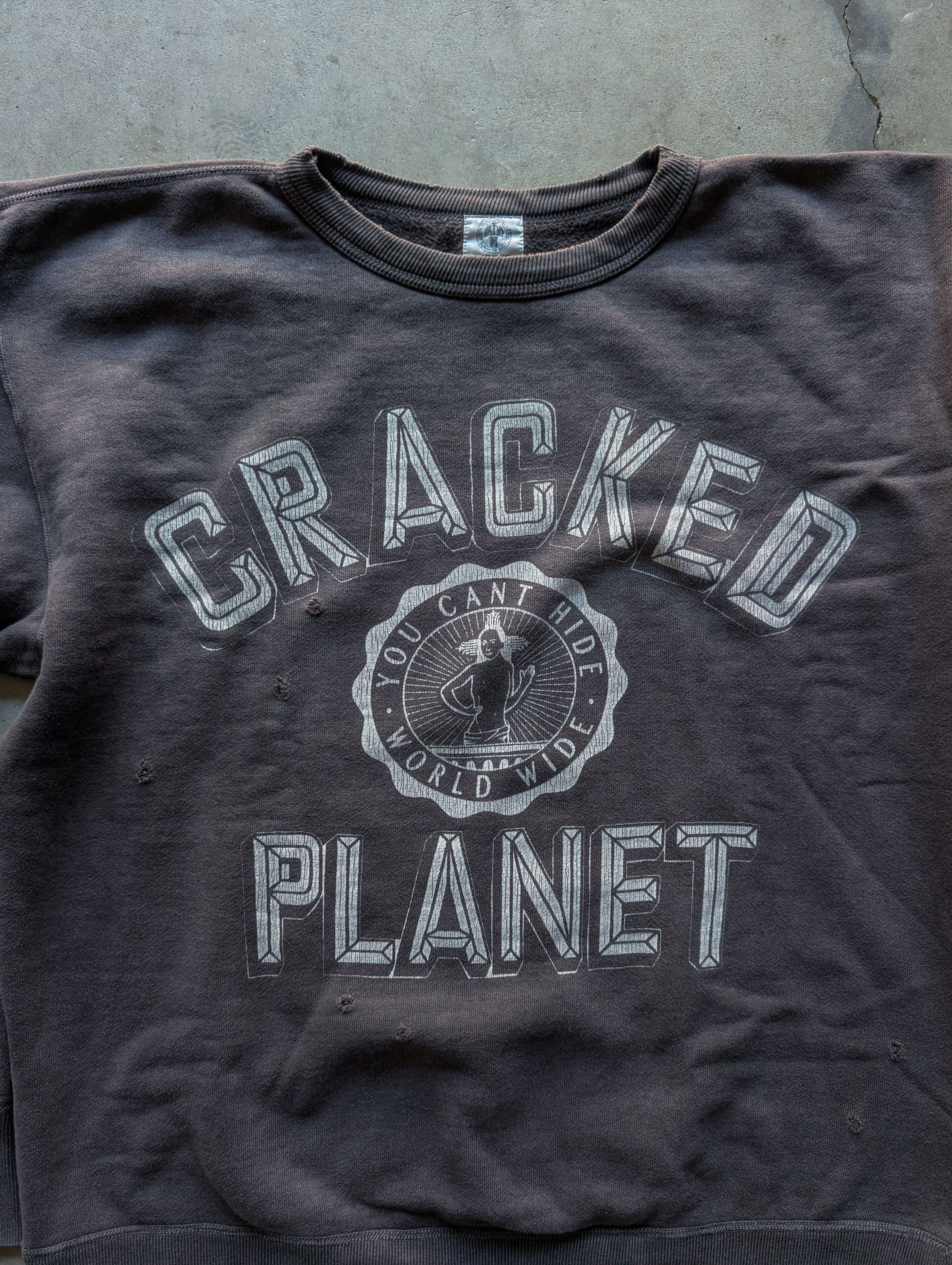 Saint Michael Cracked Planet Crewneck Sweatshirt Size US L / EU 52-54 / 3 - 5 Thumbnail