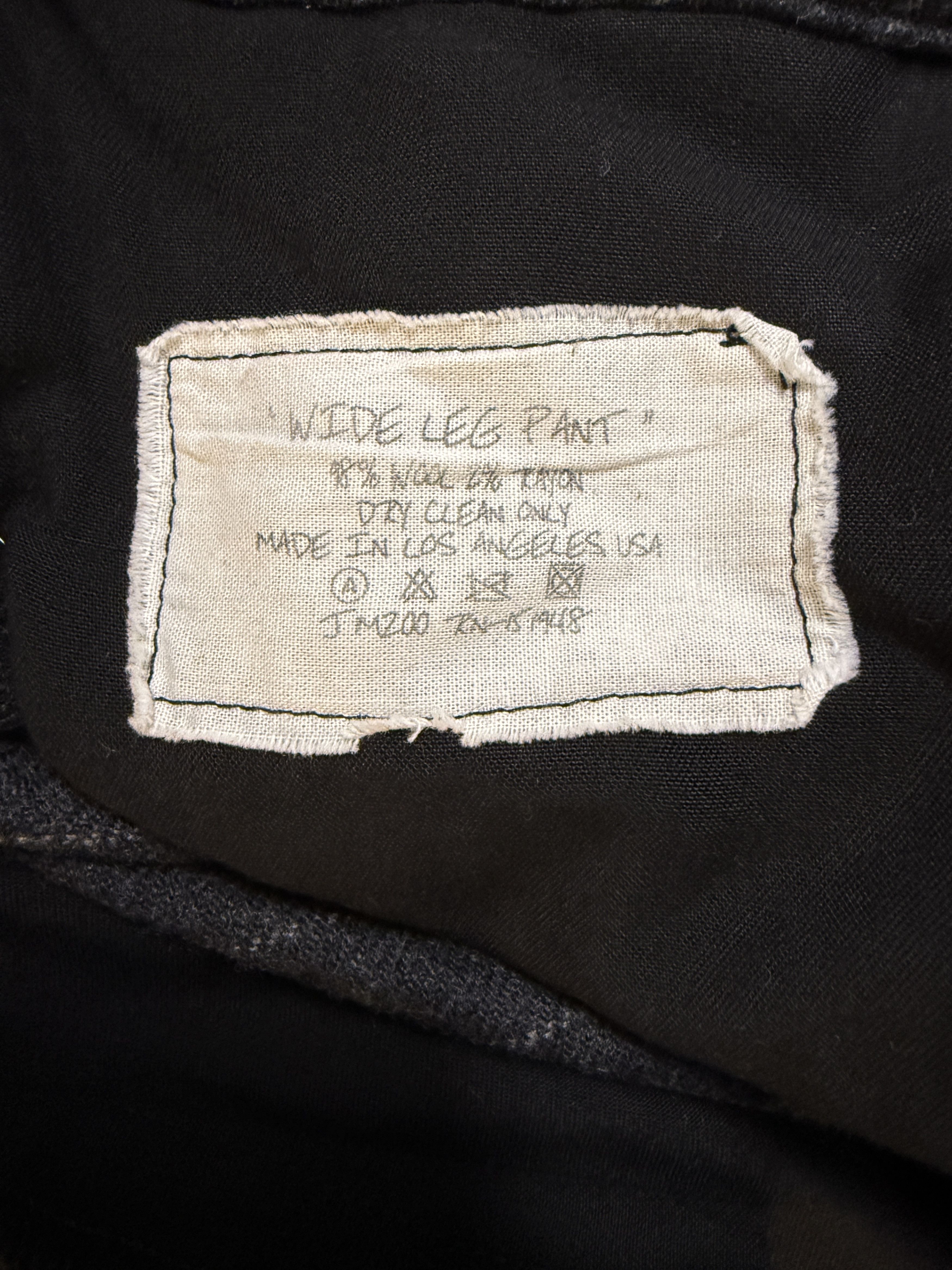 Greg Lauren $1050 Greg Lauren Pinstriped Wide-Leg Pants Size US 38 / EU 54 - 5 Thumbnail