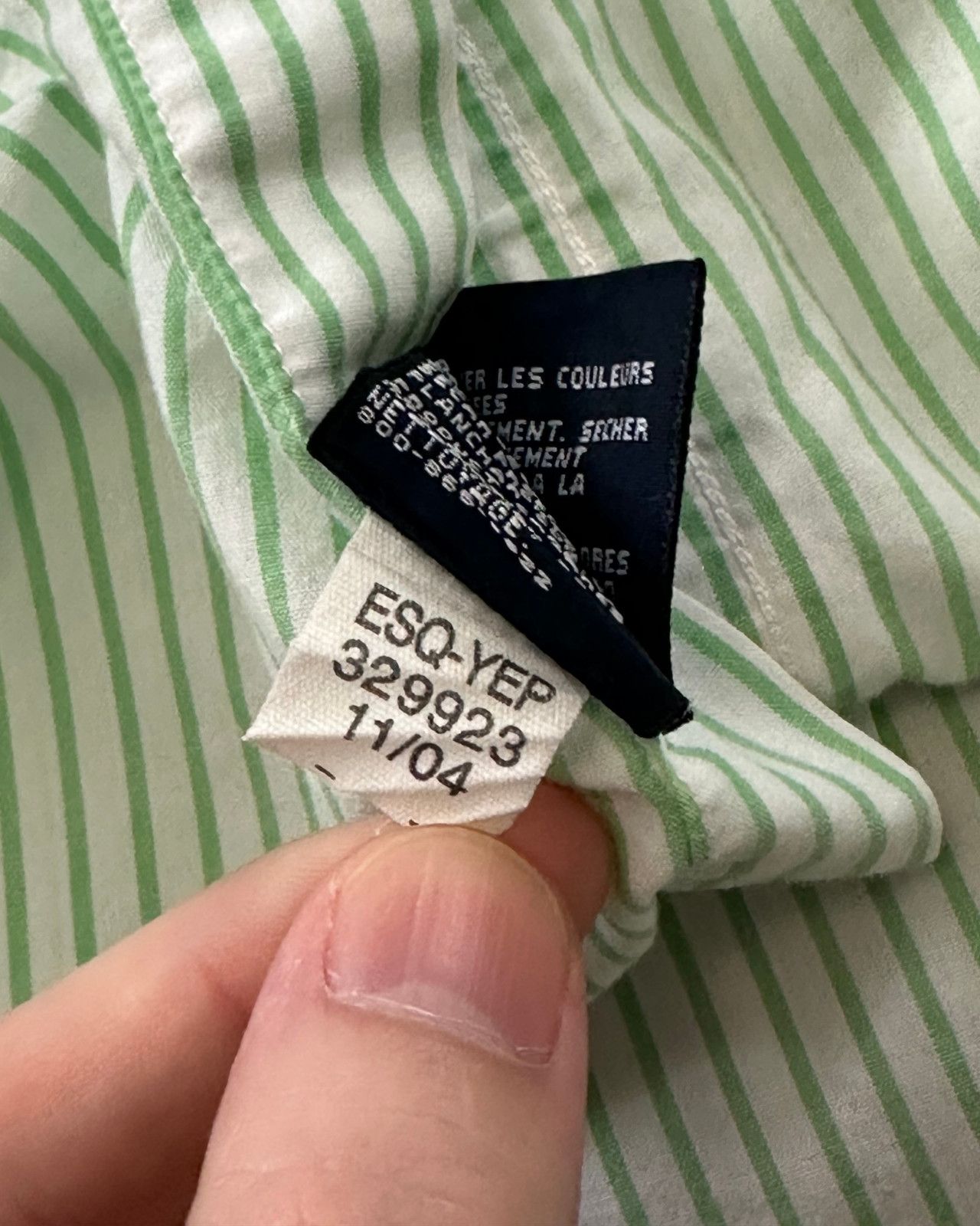 Tommy Hilfiger Vintage Tommy Hilfiger Striped Button-Up Dress Shirt - Large Size US L / EU 52-54 / 3 - 7 Thumbnail