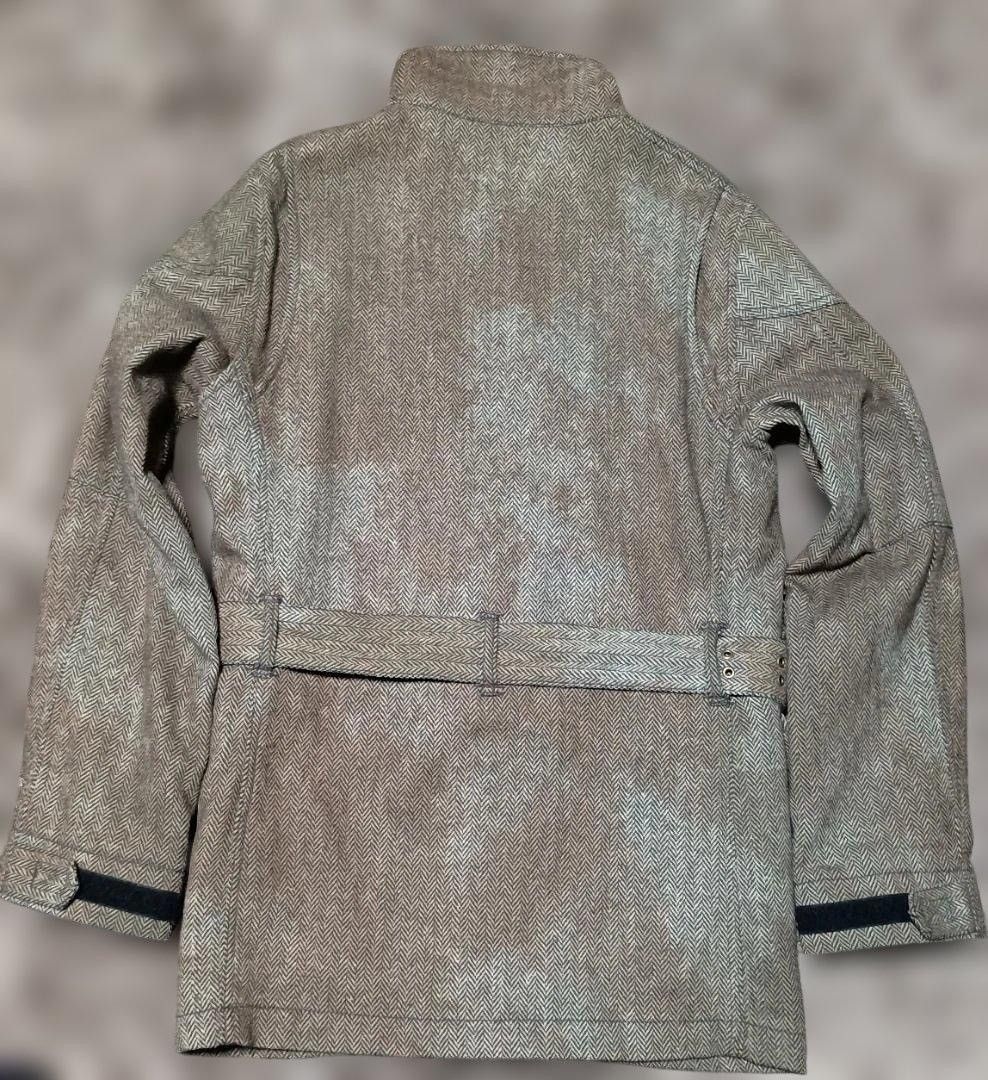 Japanese Brand PPFM Herringbone Utility Jacket with Zip Chest Pockets Size US M / EU 48-50 / 2 - 7 Thumbnail