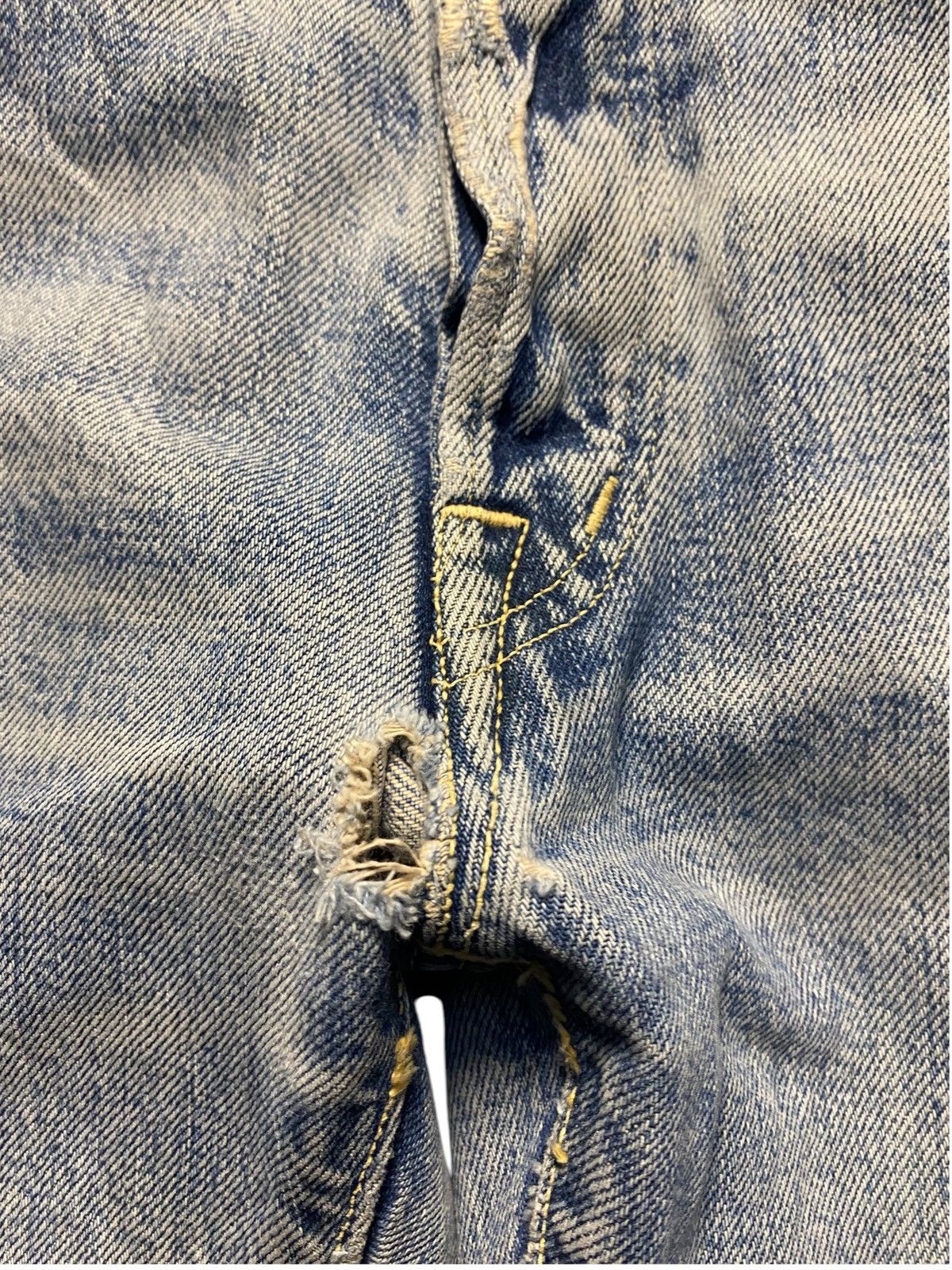 Visvim Vintage Blue Blue Japan HR Market Selvedge Distressed Jeans Size US 30 / EU 46 - 17 Thumbnail