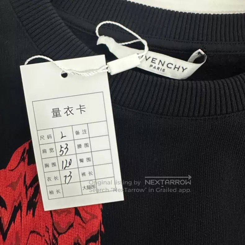 Givenchy Givenchy Classic letter logo black long-sleeve sweatshirt Size US L / EU 52-54 / 3 - 5 Thumbnail