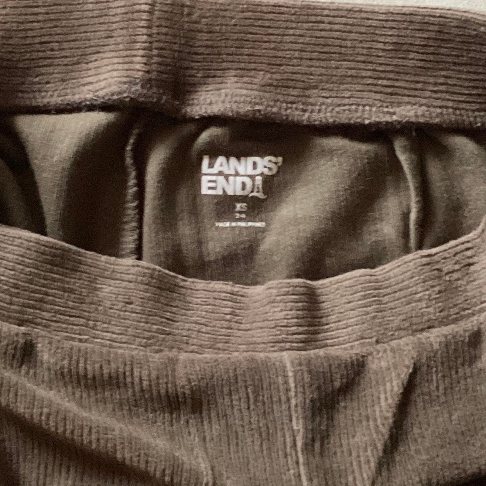 Lands' End Lands End Womens Green Sport Cord Leggings XS Extra Small Size 26" / US 2 / IT 38 - 5 Thumbnail