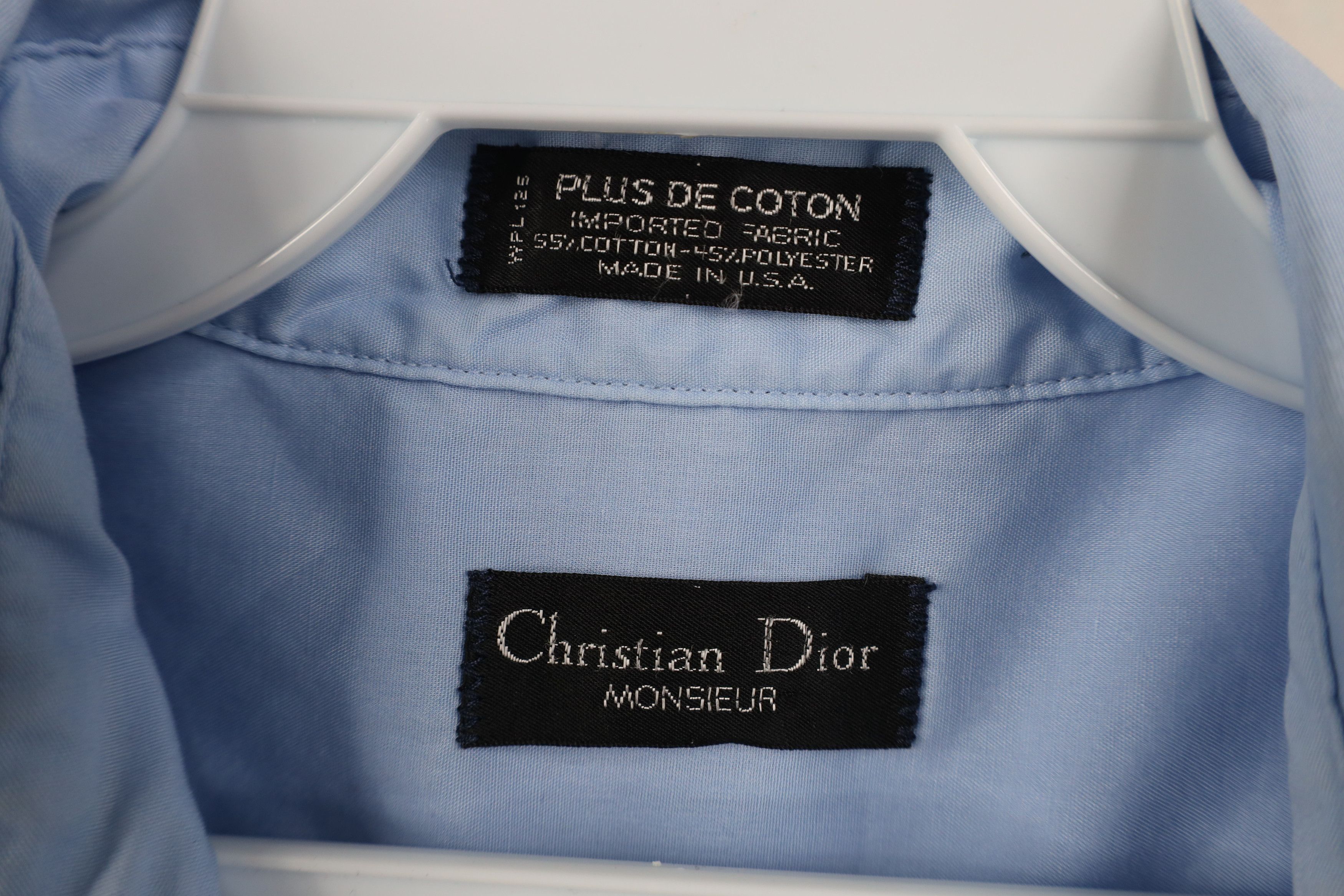 Christian Dior Monsieur Vintage 70s 80s Christian Dior Short Sleeve Collared Shirt Size US M / EU 48-50 / 2 - 10 Thumbnail