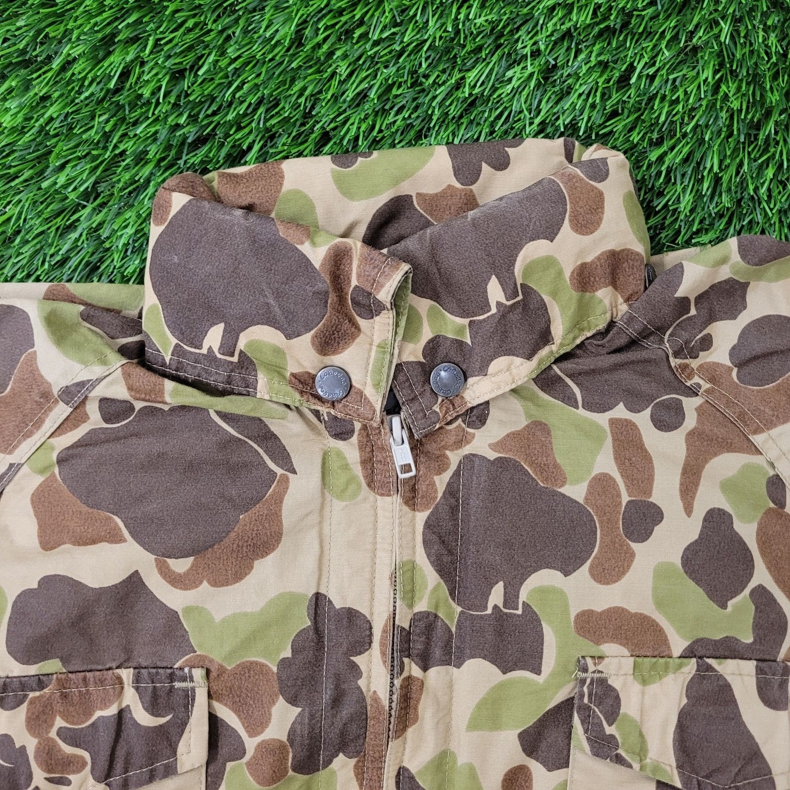 Vintage Vintage 90s Cabelas Camo Jacket Small 21x26 Duck Hunter USA Size US S / EU 44-46 / 1 - 12 Thumbnail