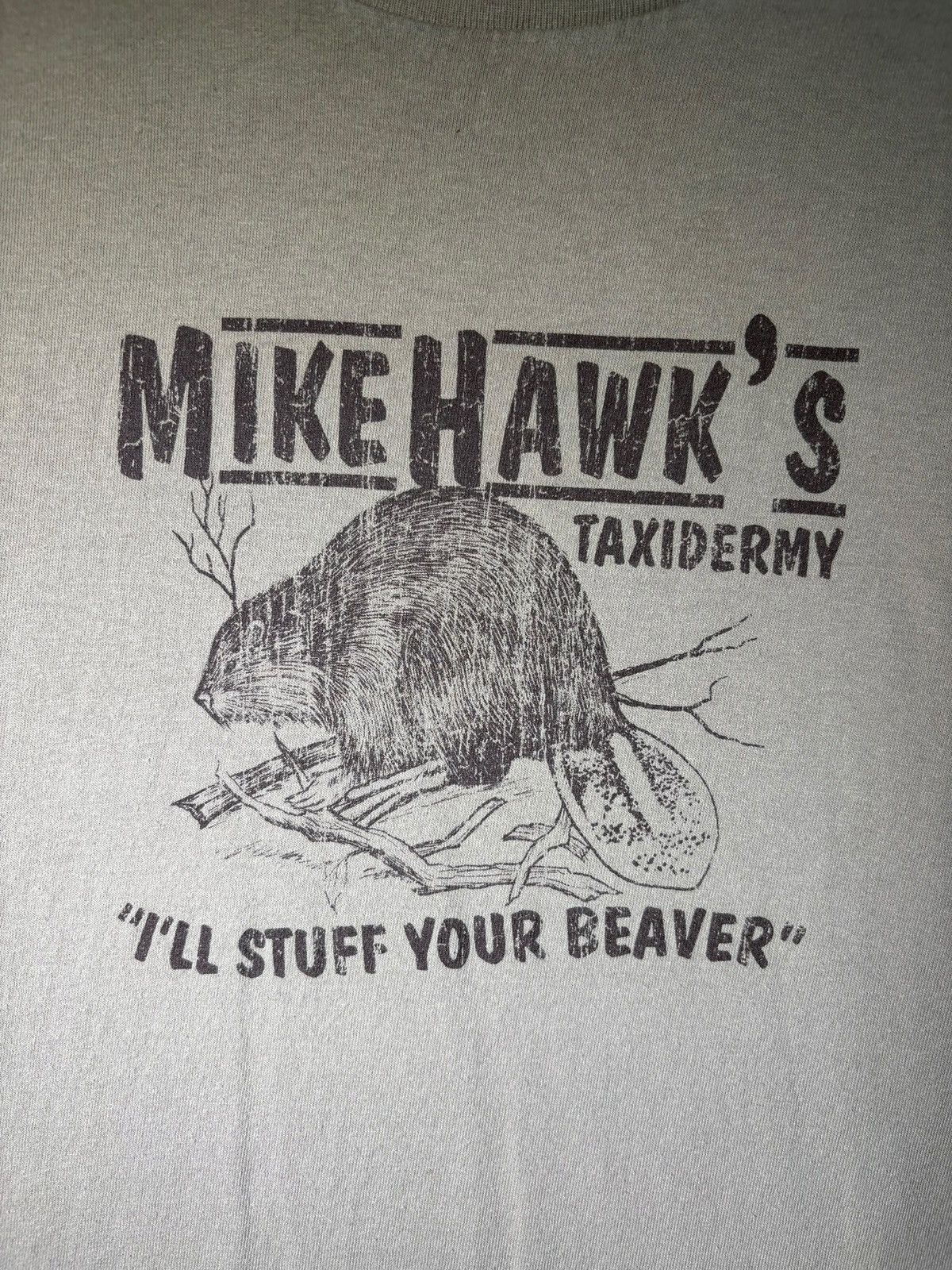 Vintage Vintage Mike Hawks Tshirt Size US L / EU 52-54 / 3 - 2 Thumbnail