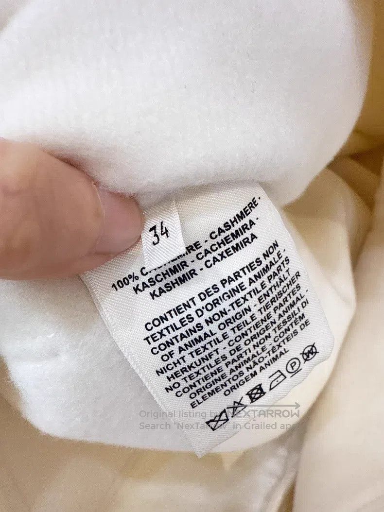 Hermes Hermes Beige 100% Cashmere Coat Jacket Size XXS / US 00 / IT 34 - 6 Thumbnail