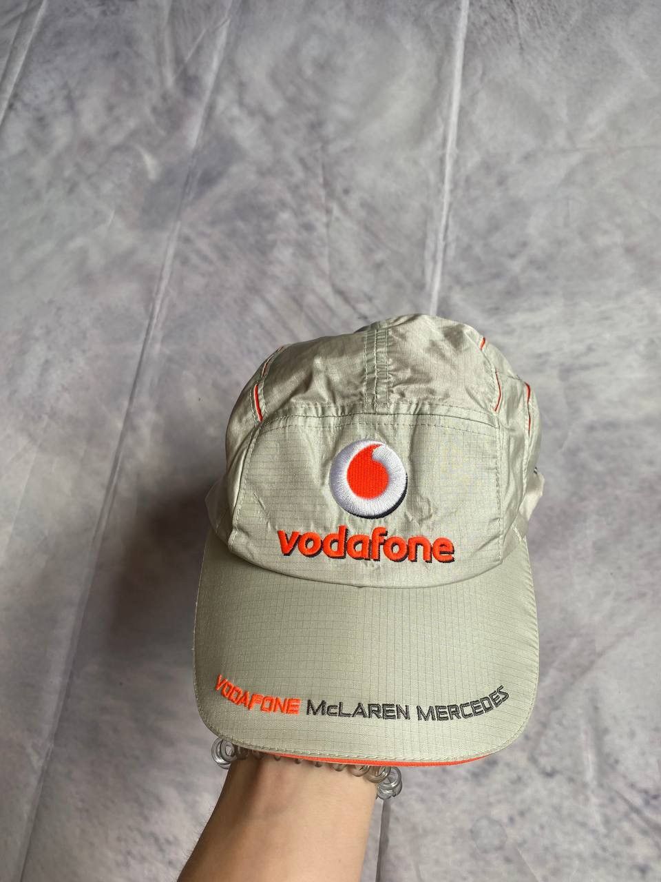 Vintage Vodafone McLaren Mercedes Racing Cap Hat 1-1 - Main Image