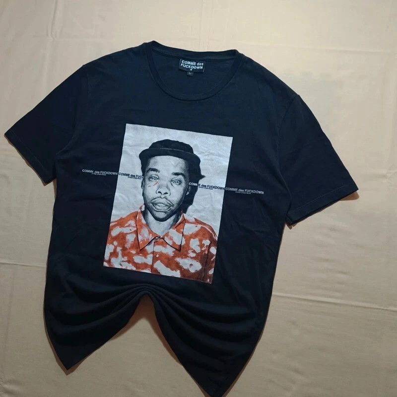 Comme Des Fuck Down *RARE* COMME des FUCKDOWN Black Graphic Tee Mens Medium M Size US M / EU 48-50 / 2 - 2 Thumbnail